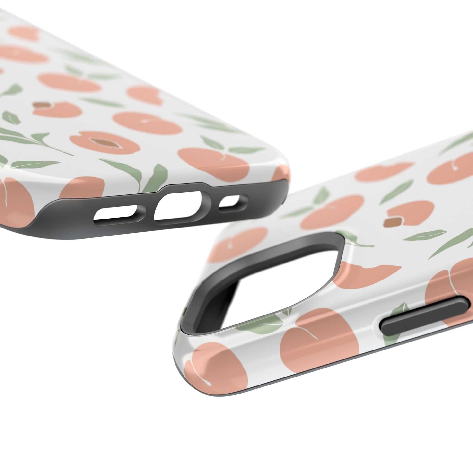 Peach Fruit Minimalist Design- Magsafe Phone Case