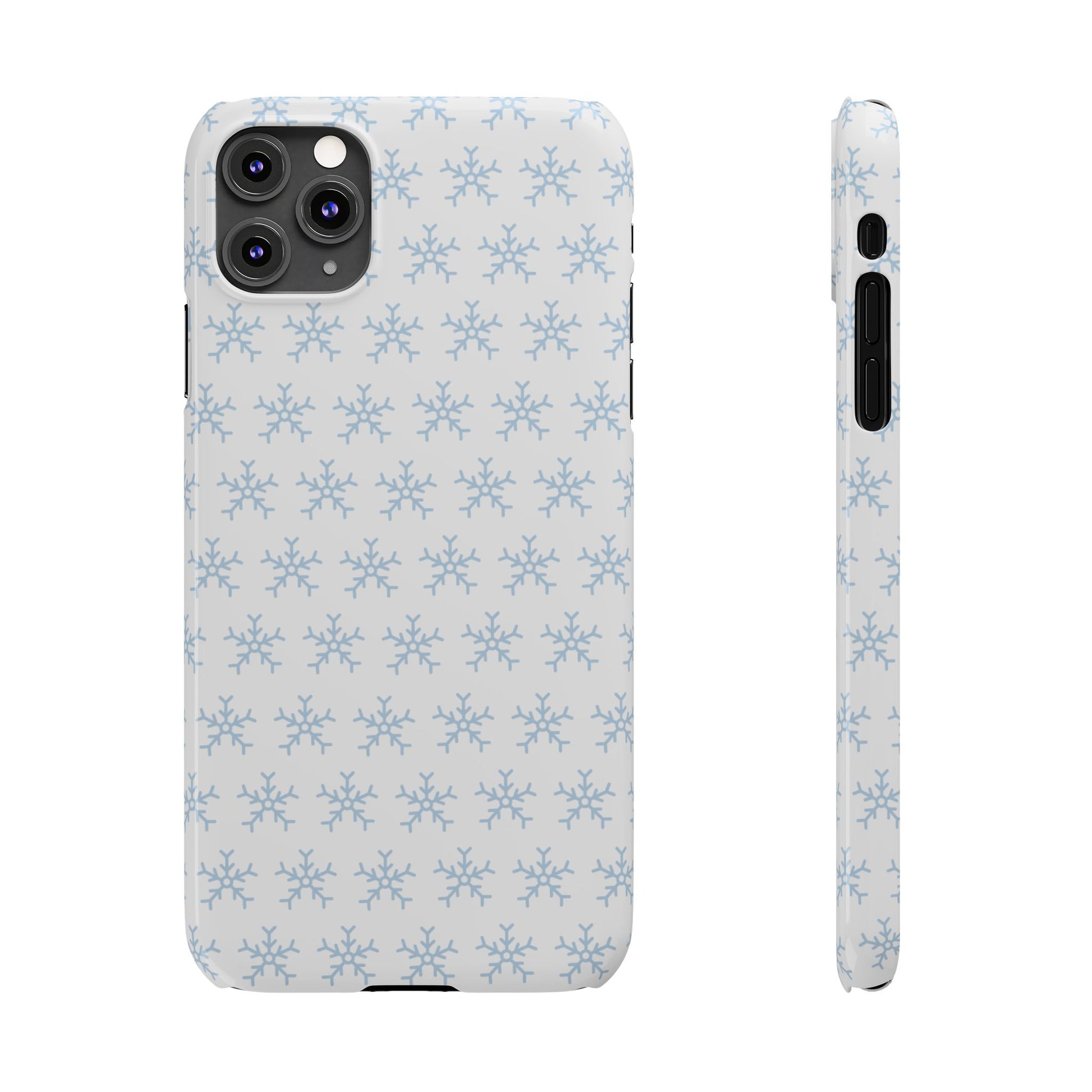 Winter Wonderland Slim Phone Cases, Snowflake Phone Cover, Cute Winter Accessory, Unique Holiday Gift