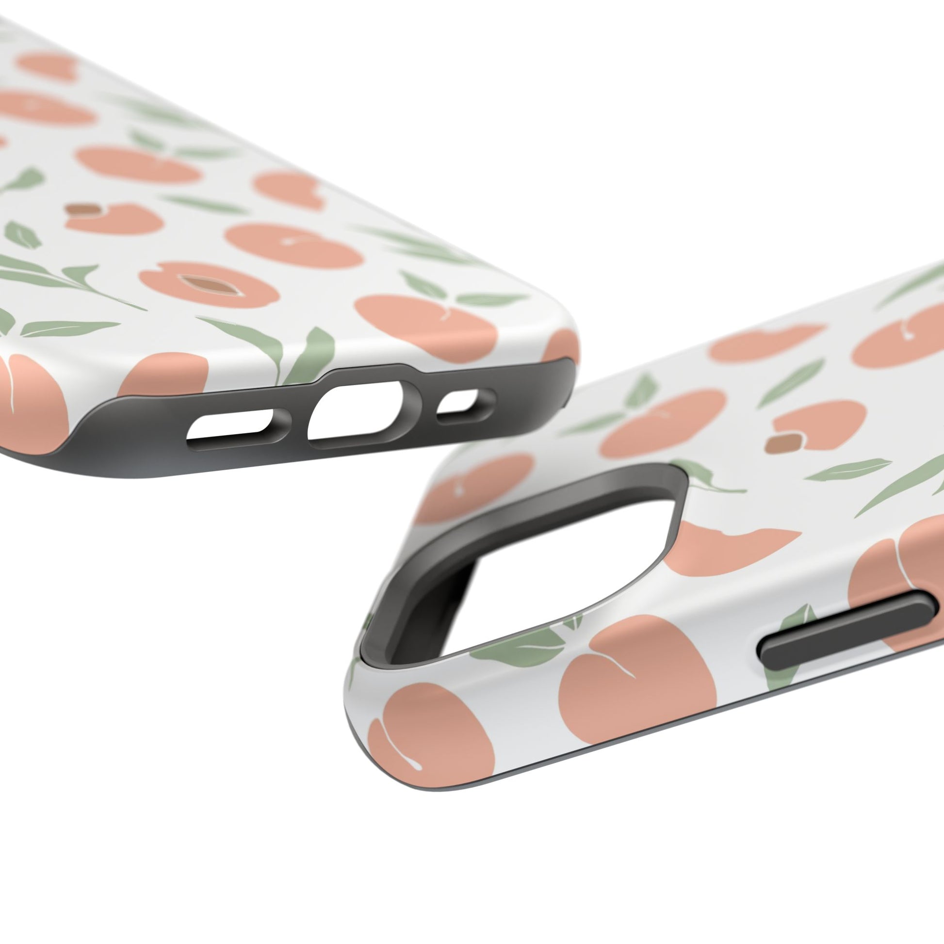 Peach Fruit Minimalist Design- Magsafe Phone Case