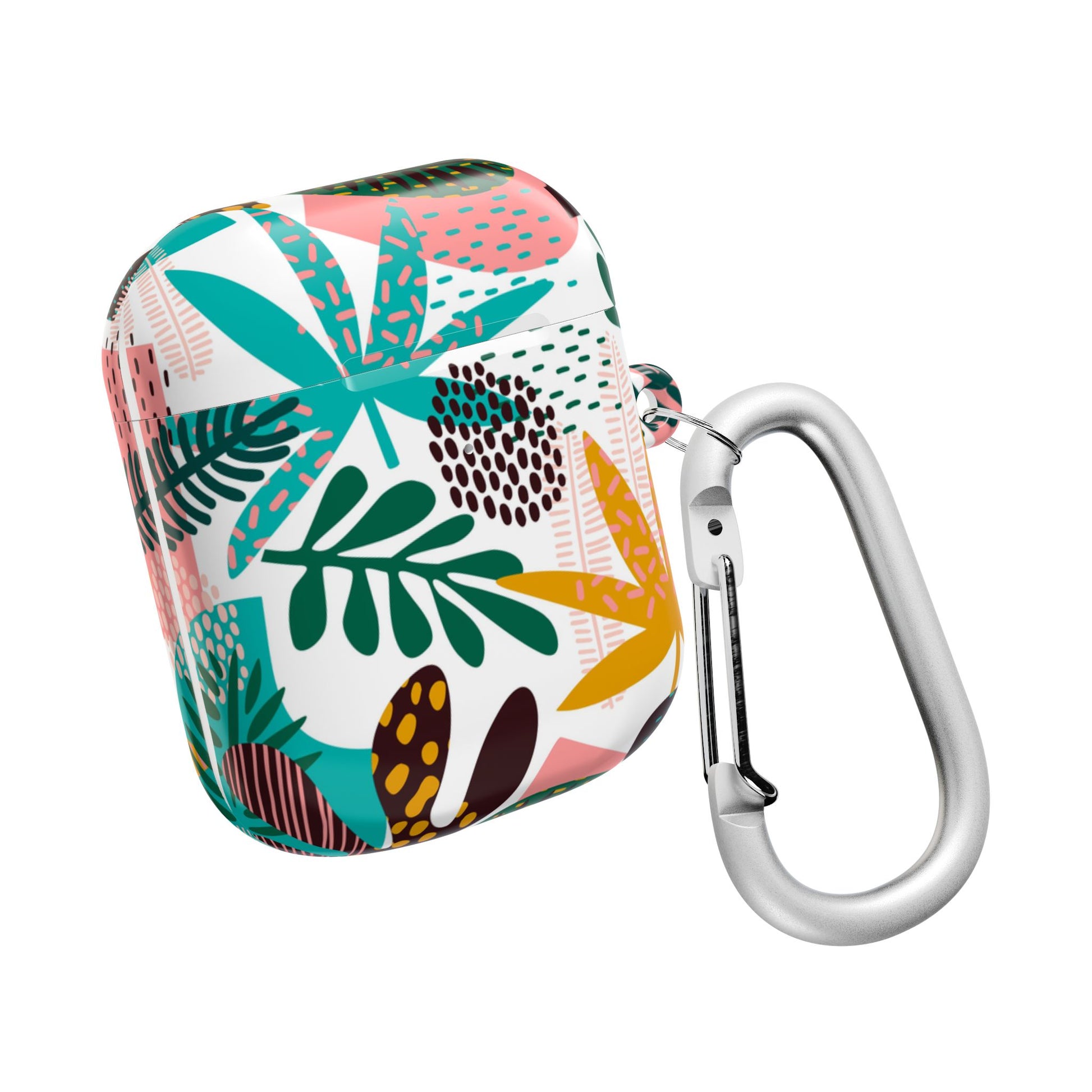 Chic Abstract Tropical Pattern for Bold Style - AirPods Case