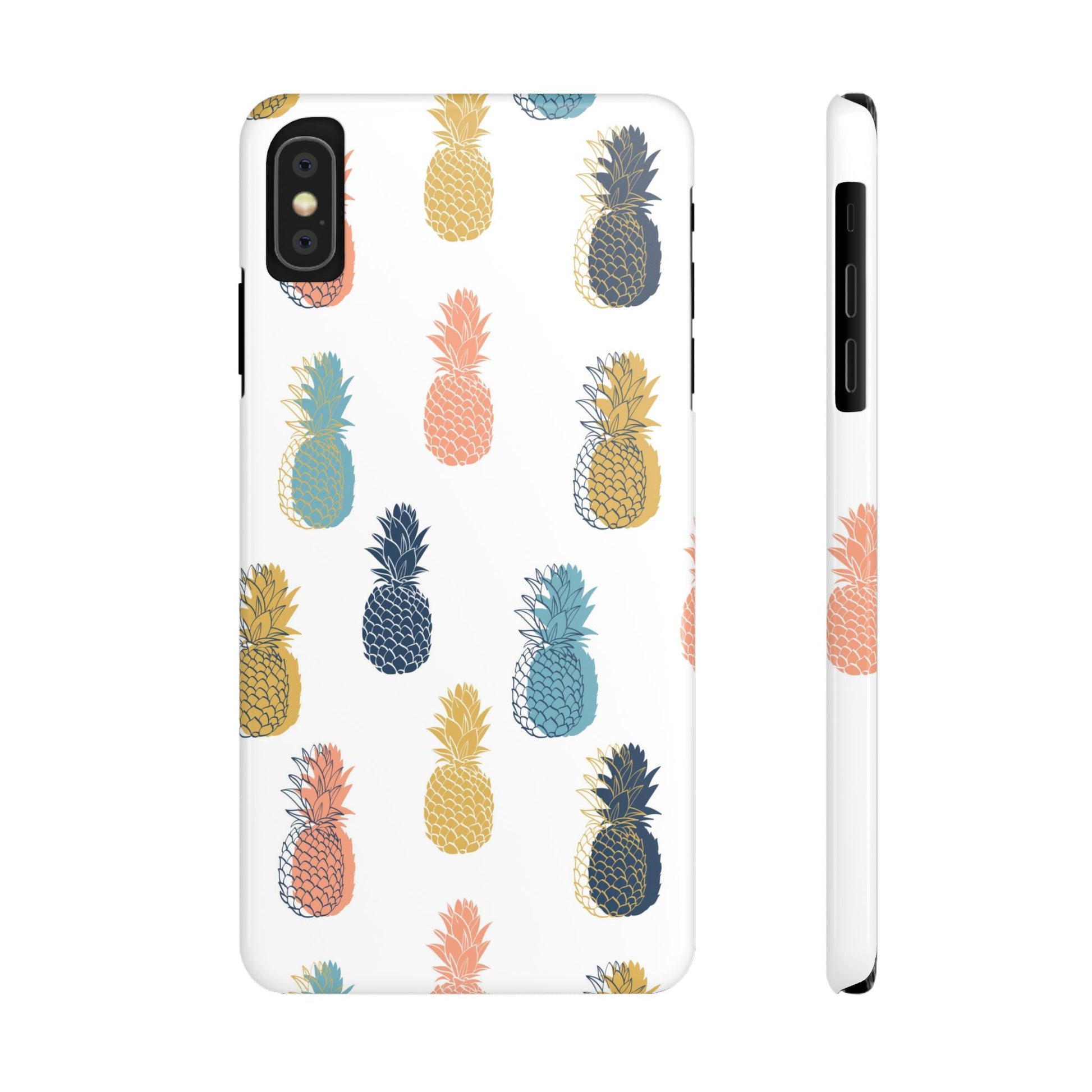 Tropical Pineapple - Slim Phone Case