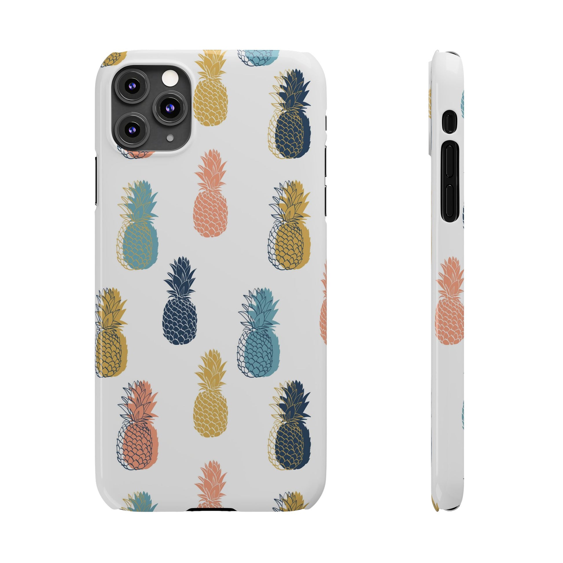 Tropical Pineapple - Slim Phone Case