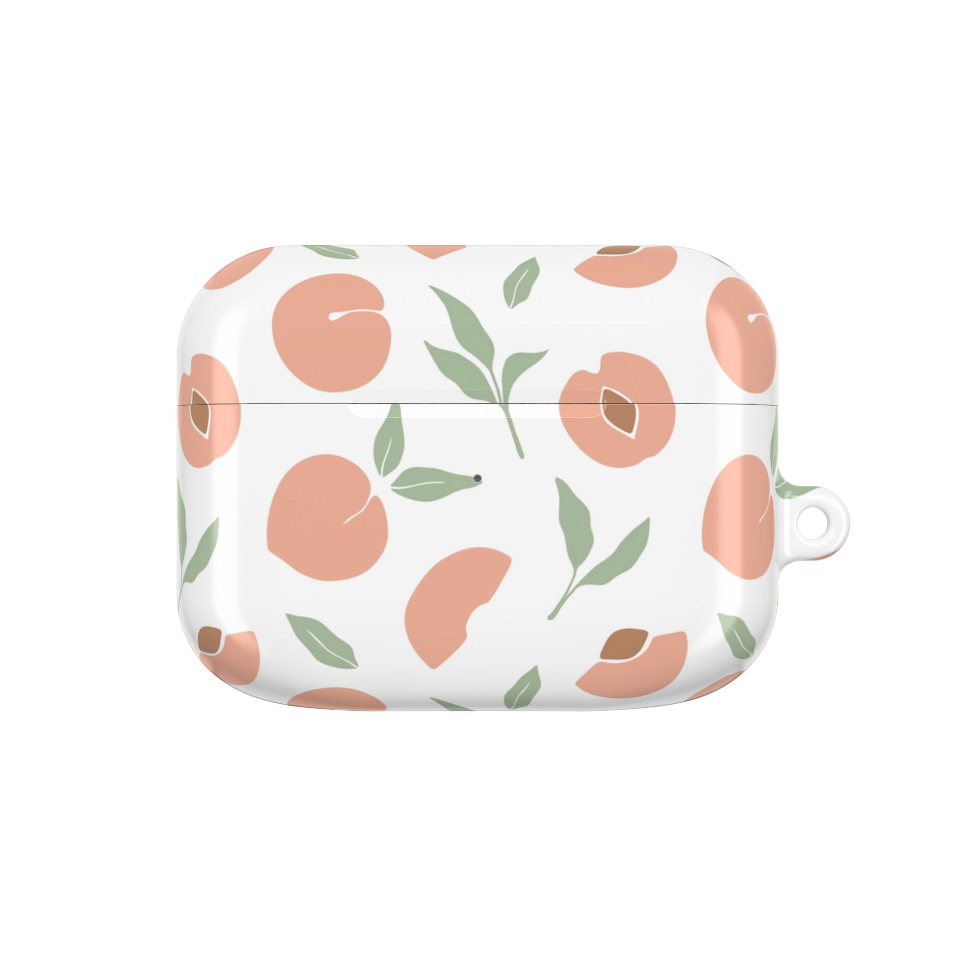 Peach Fruit Minimalist Design - AirPods Case