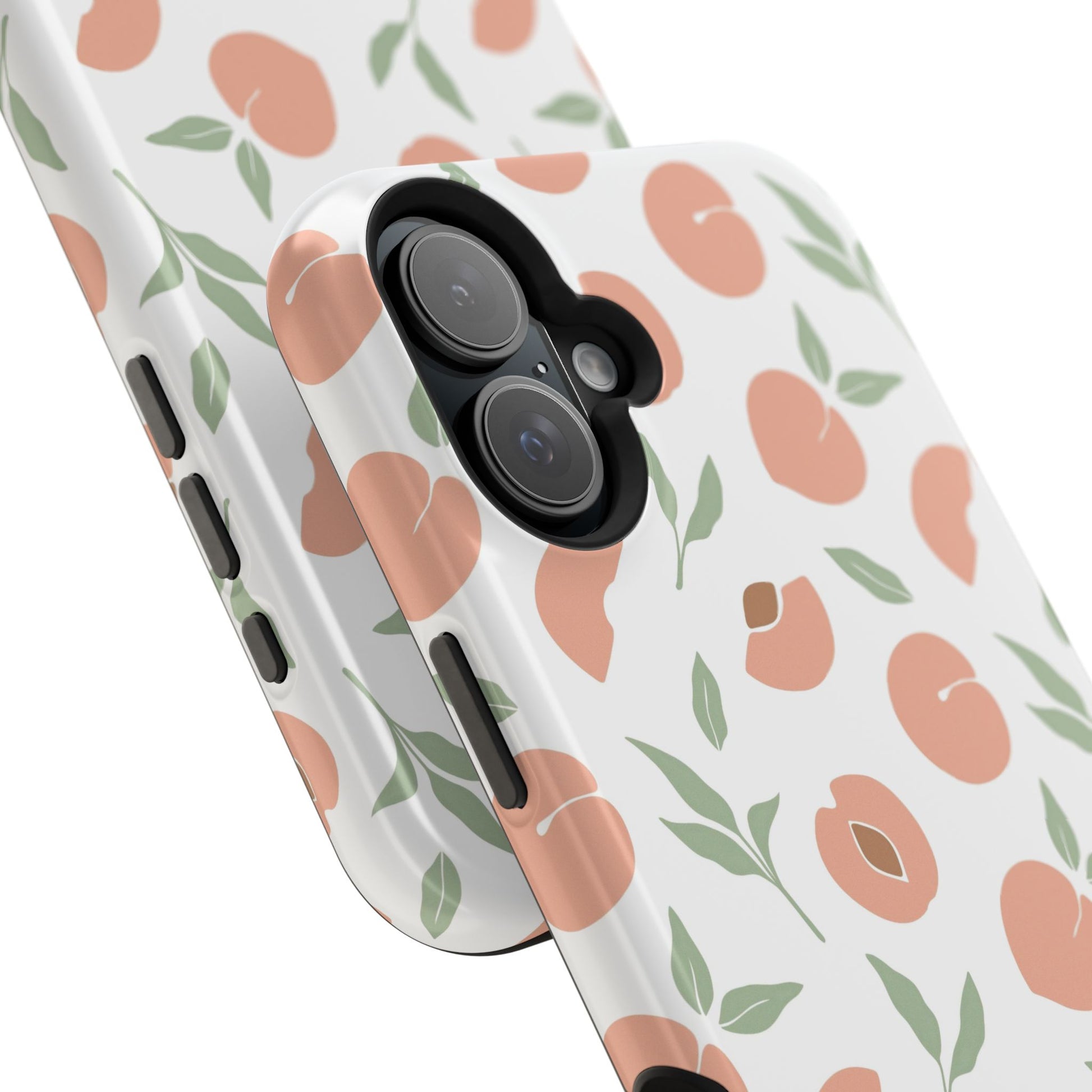 Peach Fruit Minimalist Design- Magsafe Phone Case