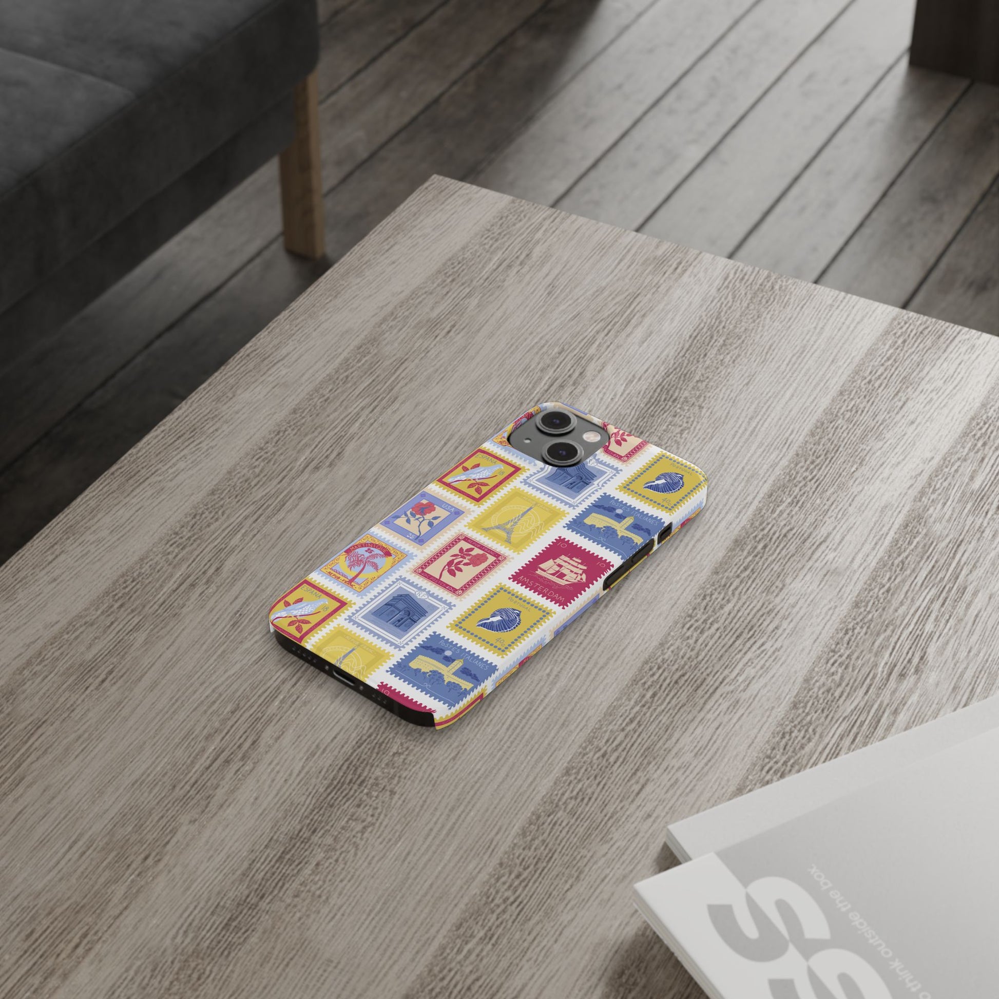 “Voyage” Stamp Vintage Design for Women- Slim Phone Cases
