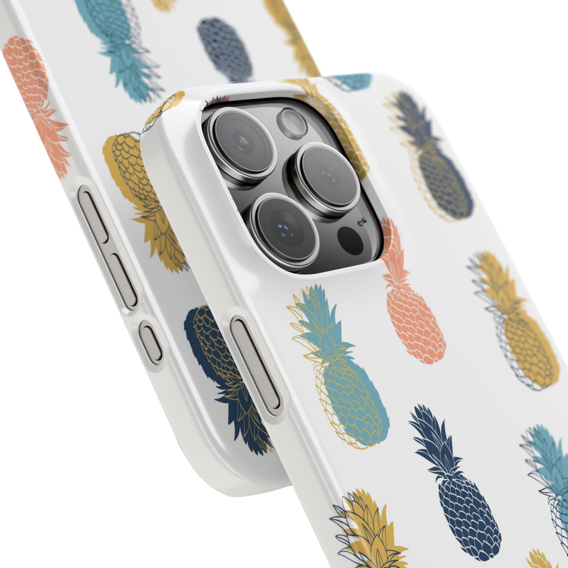 Tropical Pineapple - Slim Phone Case