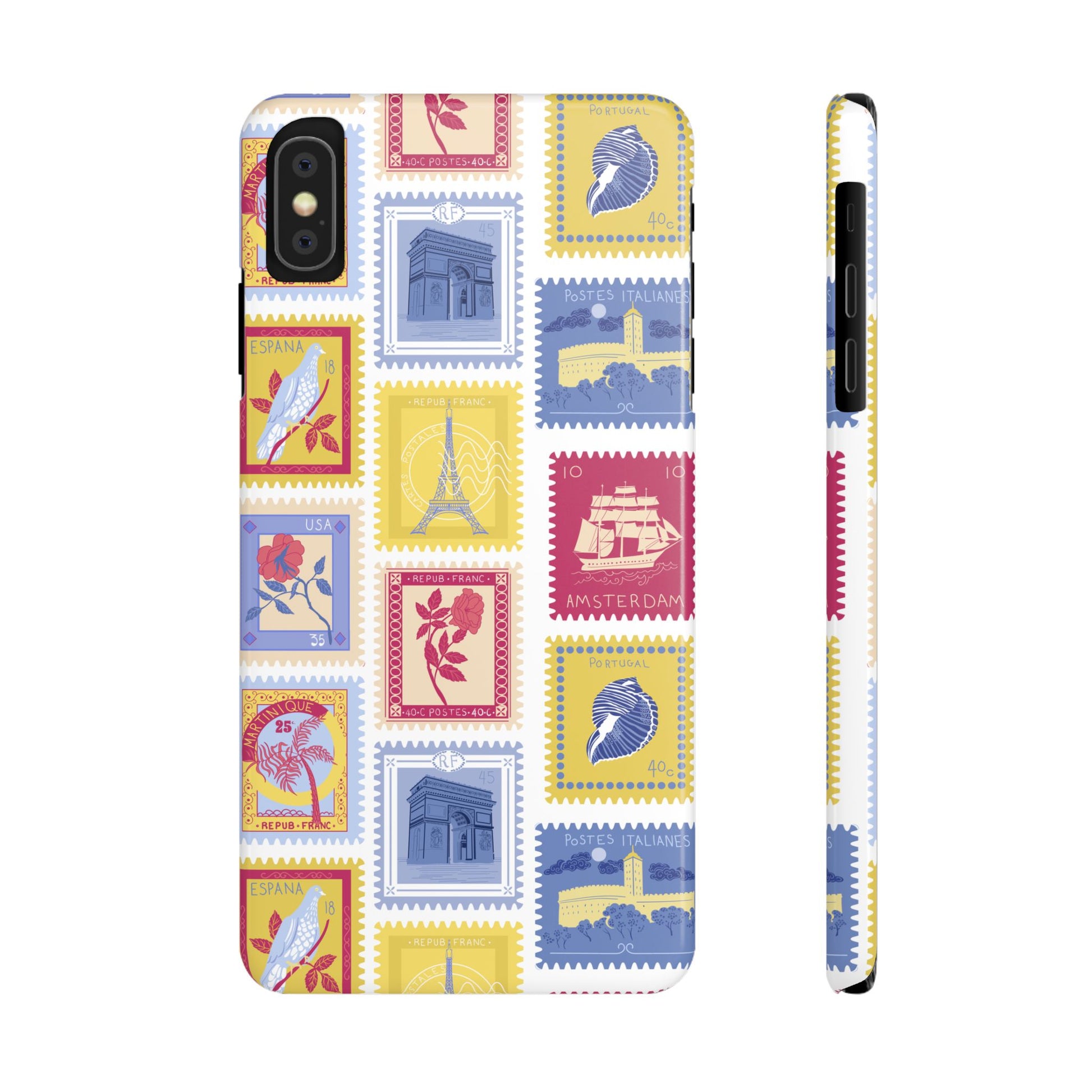 “Voyage” Stamp Vintage Design for Women- Slim Phone Cases