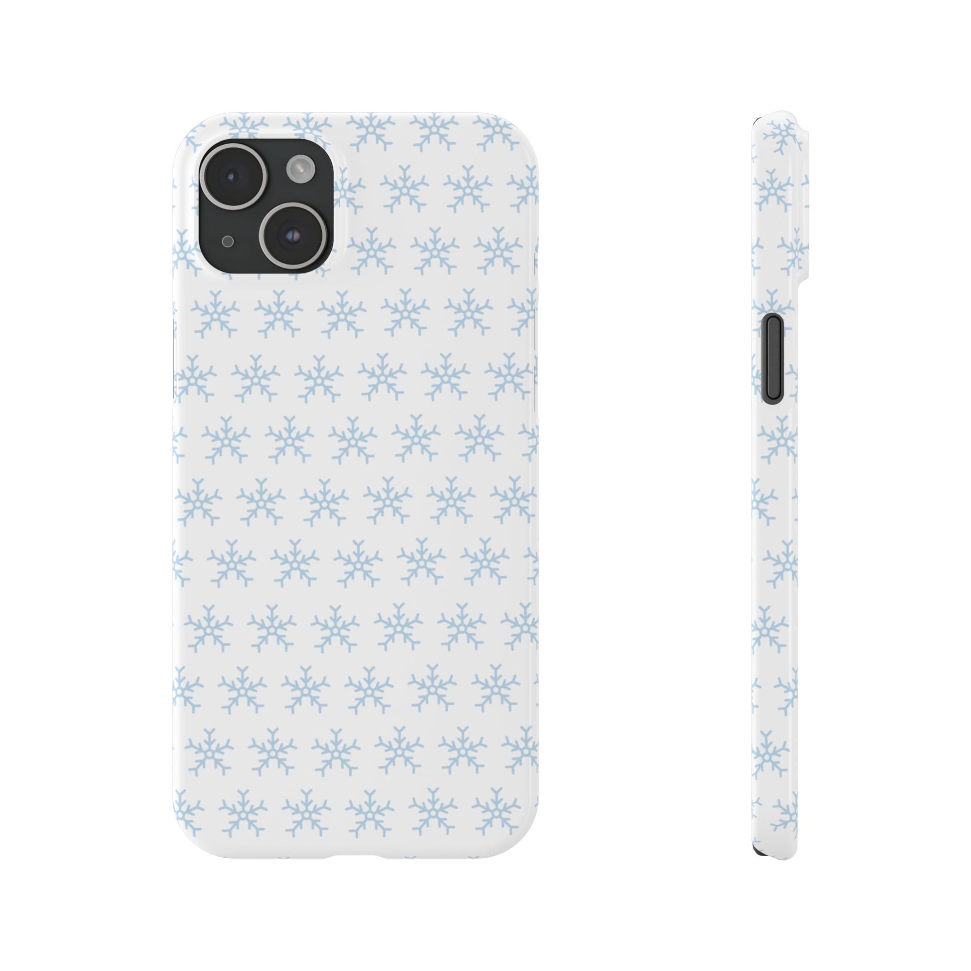 Winter Wonderland Slim Phone Cases, Snowflake Phone Cover, Cute Winter Accessory, Unique Holiday Gift