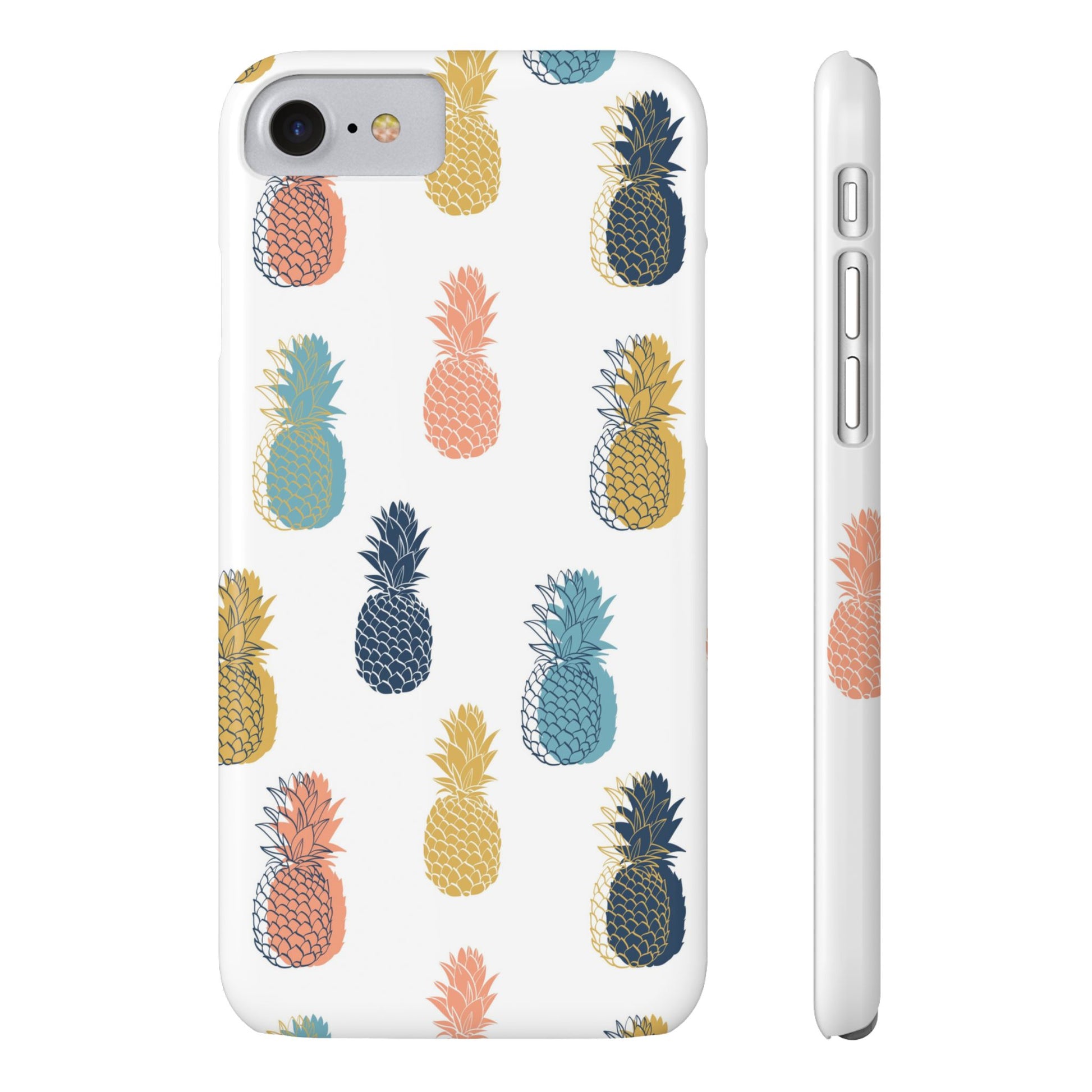Tropical Pineapple - Slim Phone Case