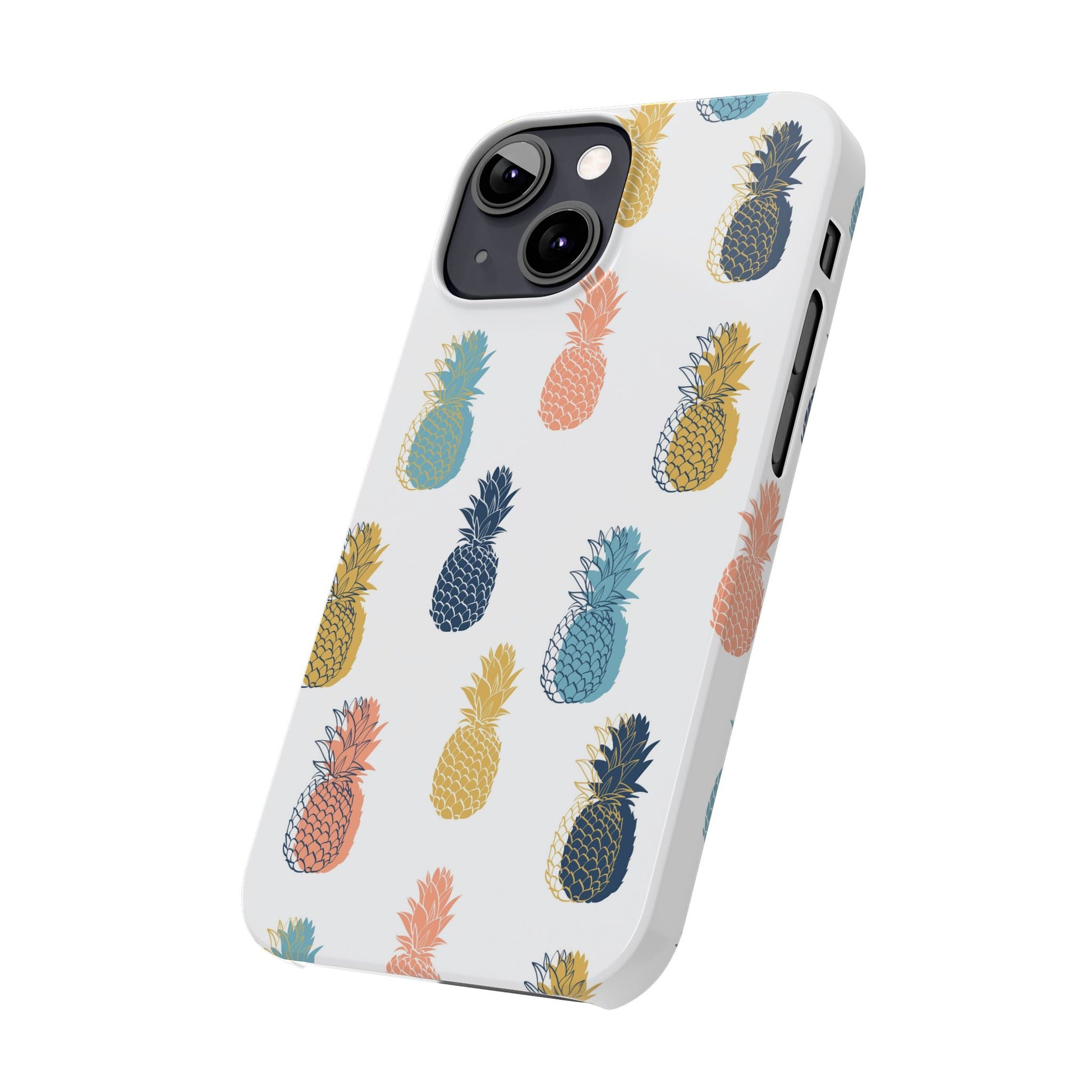 Tropical Pineapple - Slim Phone Case