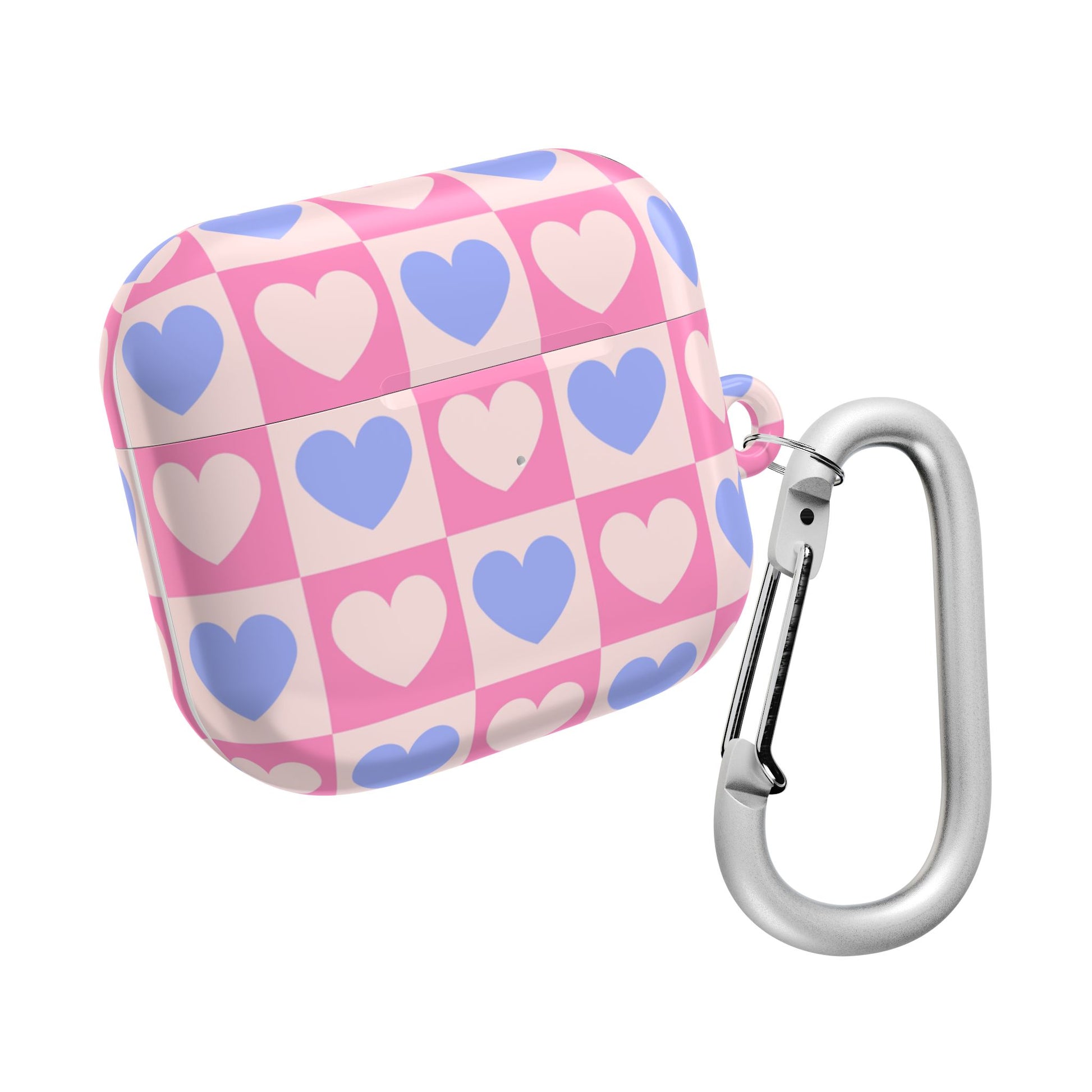 Cute Pink Hearts Design for a Feminine Touch- AirPods Case