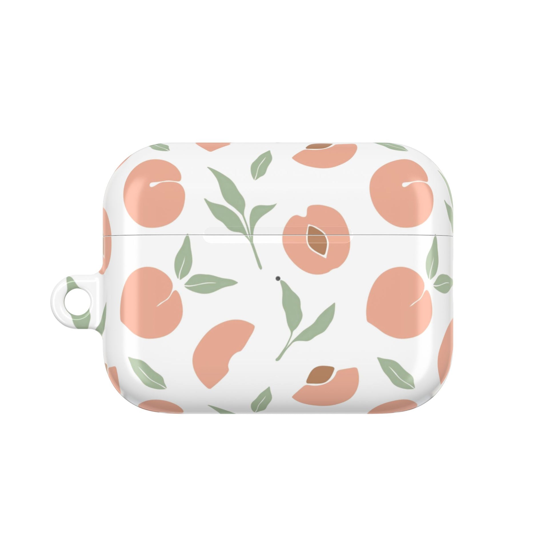 Peach Fruit Minimalist Design - AirPods Case