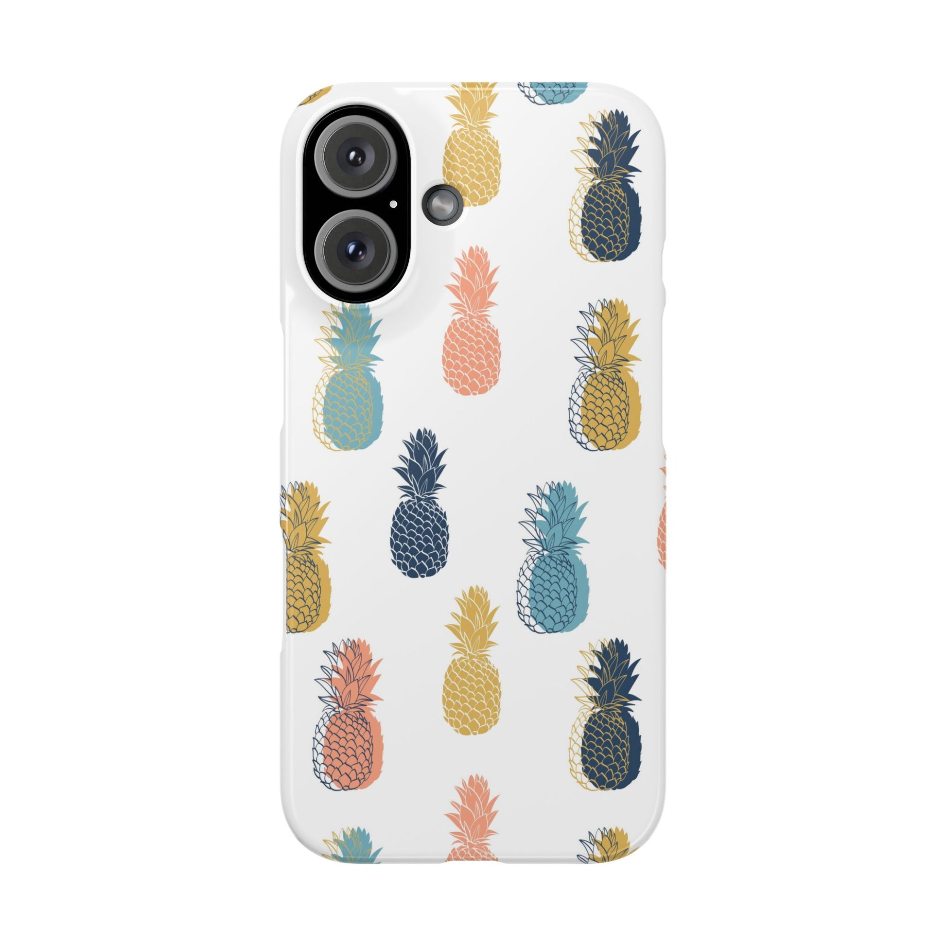 Tropical Pineapple - Slim Phone Case