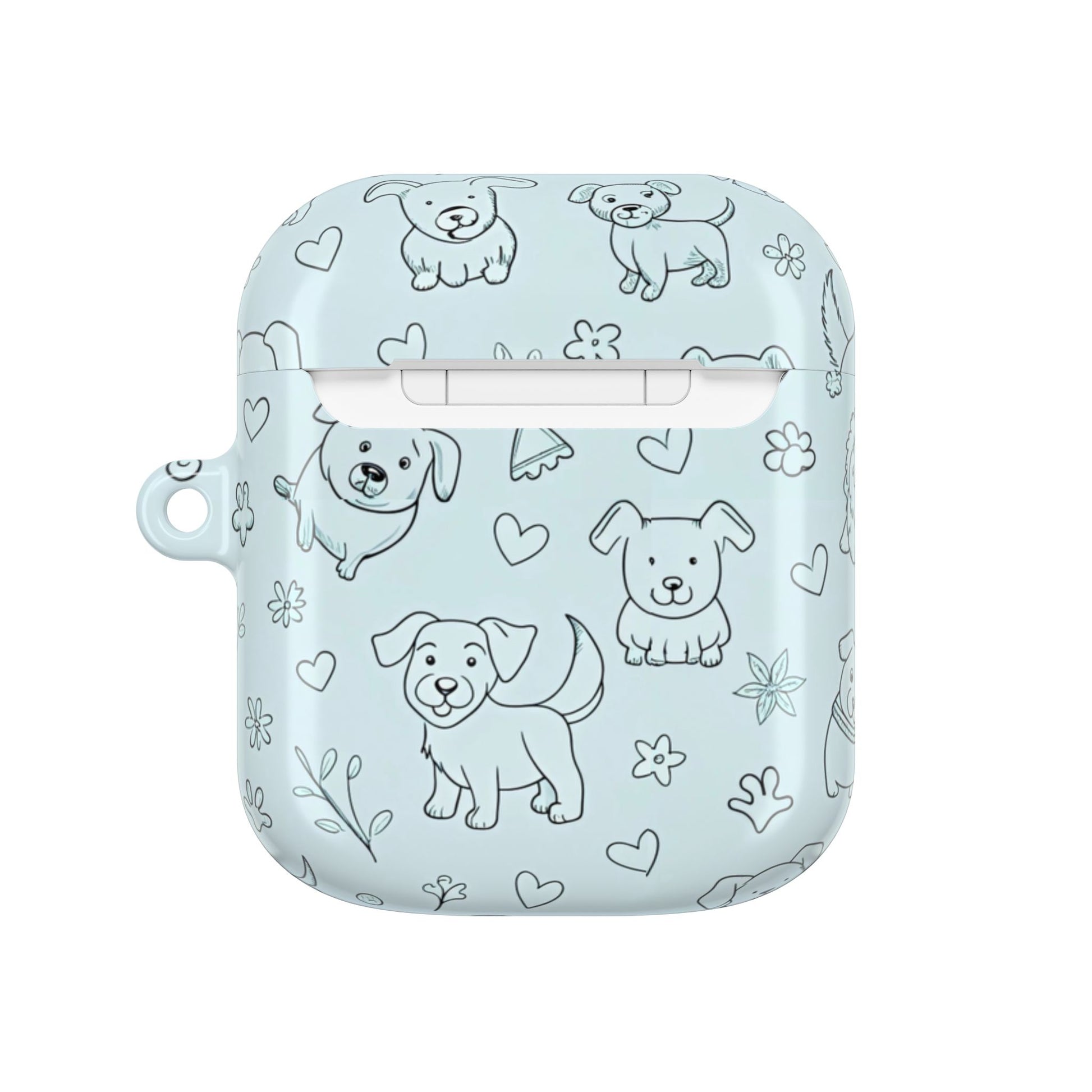 Cute Dogs Blue Design for Girls -AirPod Case