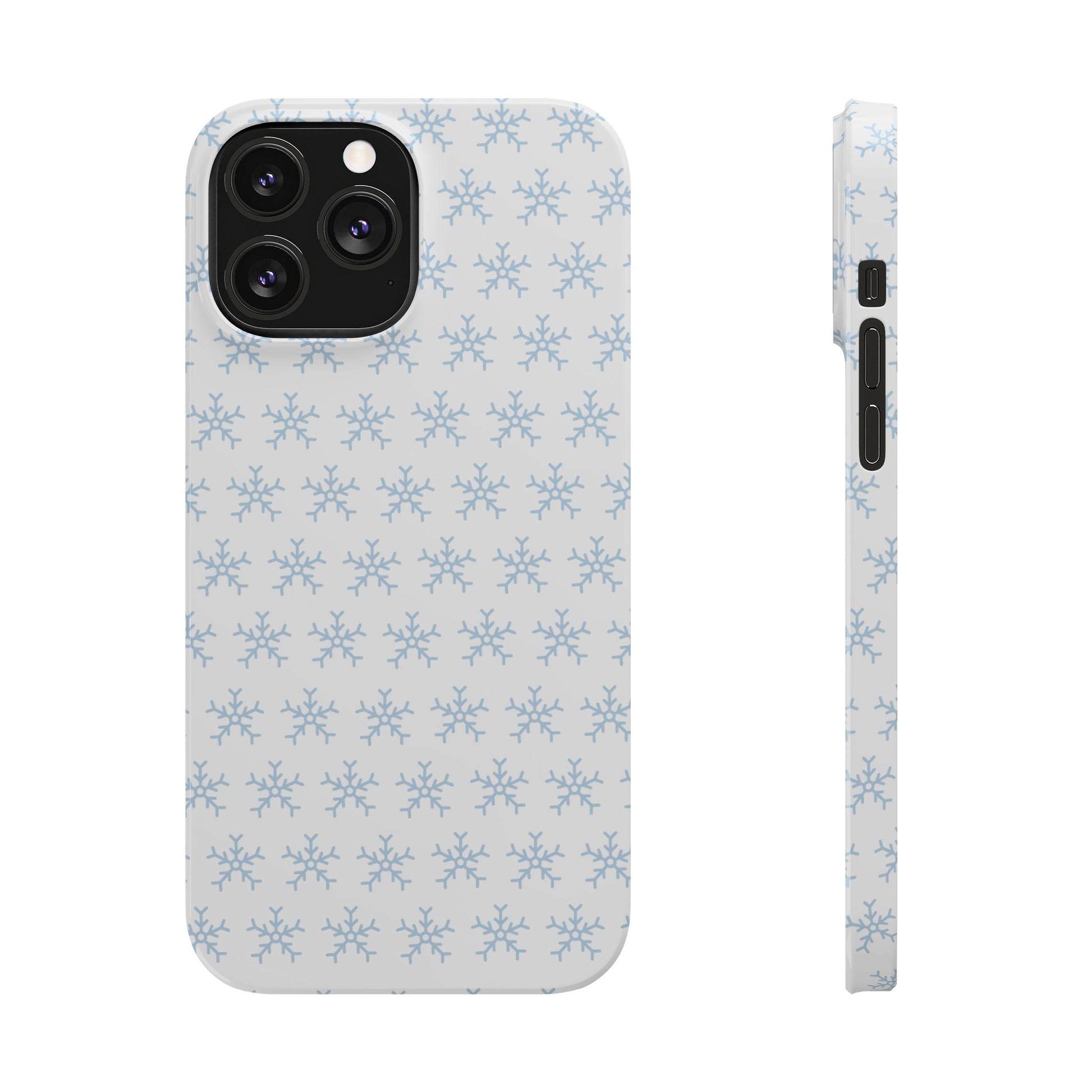 Winter Wonderland Slim Phone Cases, Snowflake Phone Cover, Cute Winter Accessory, Unique Holiday Gift