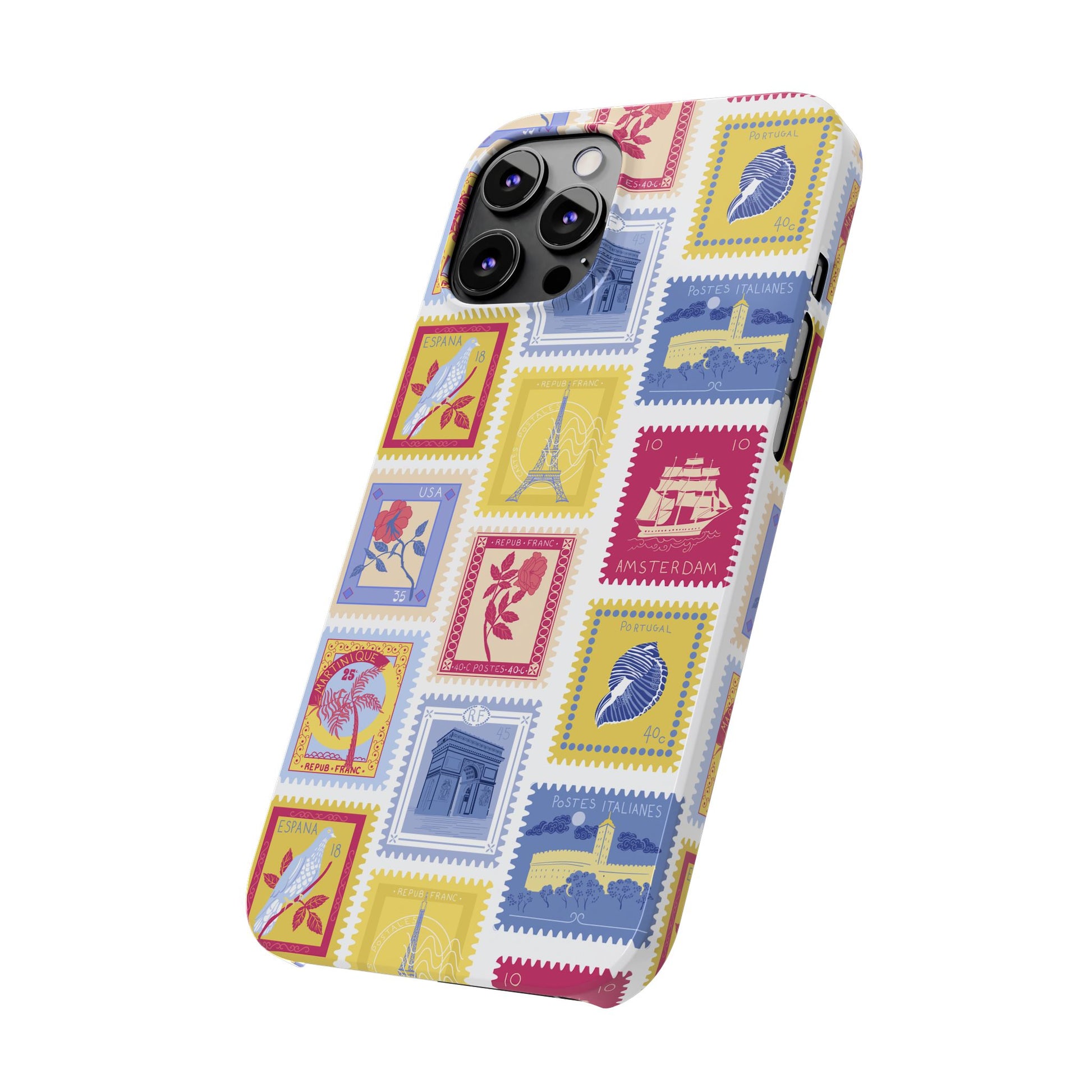 “Voyage” Stamp Vintage Design for Women- Slim Phone Cases