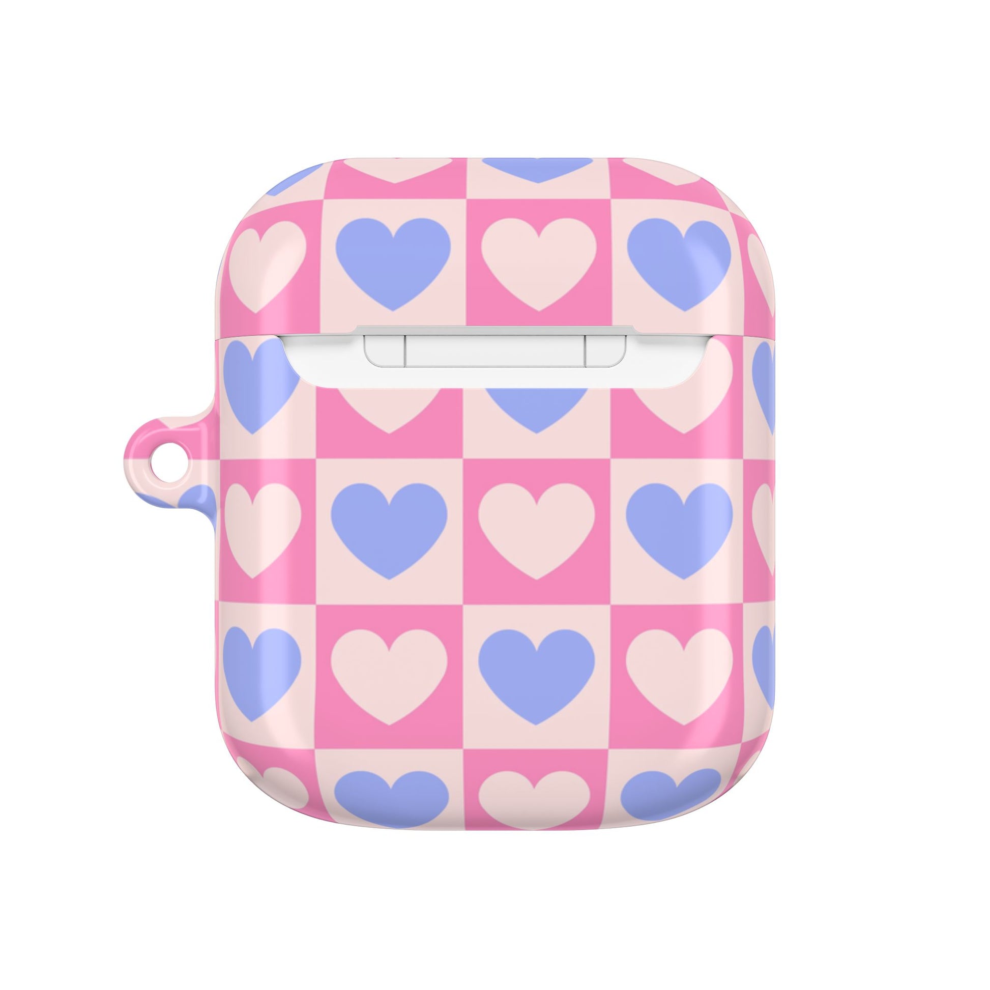 Cute Pink Hearts Design for a Feminine Touch- AirPods Case