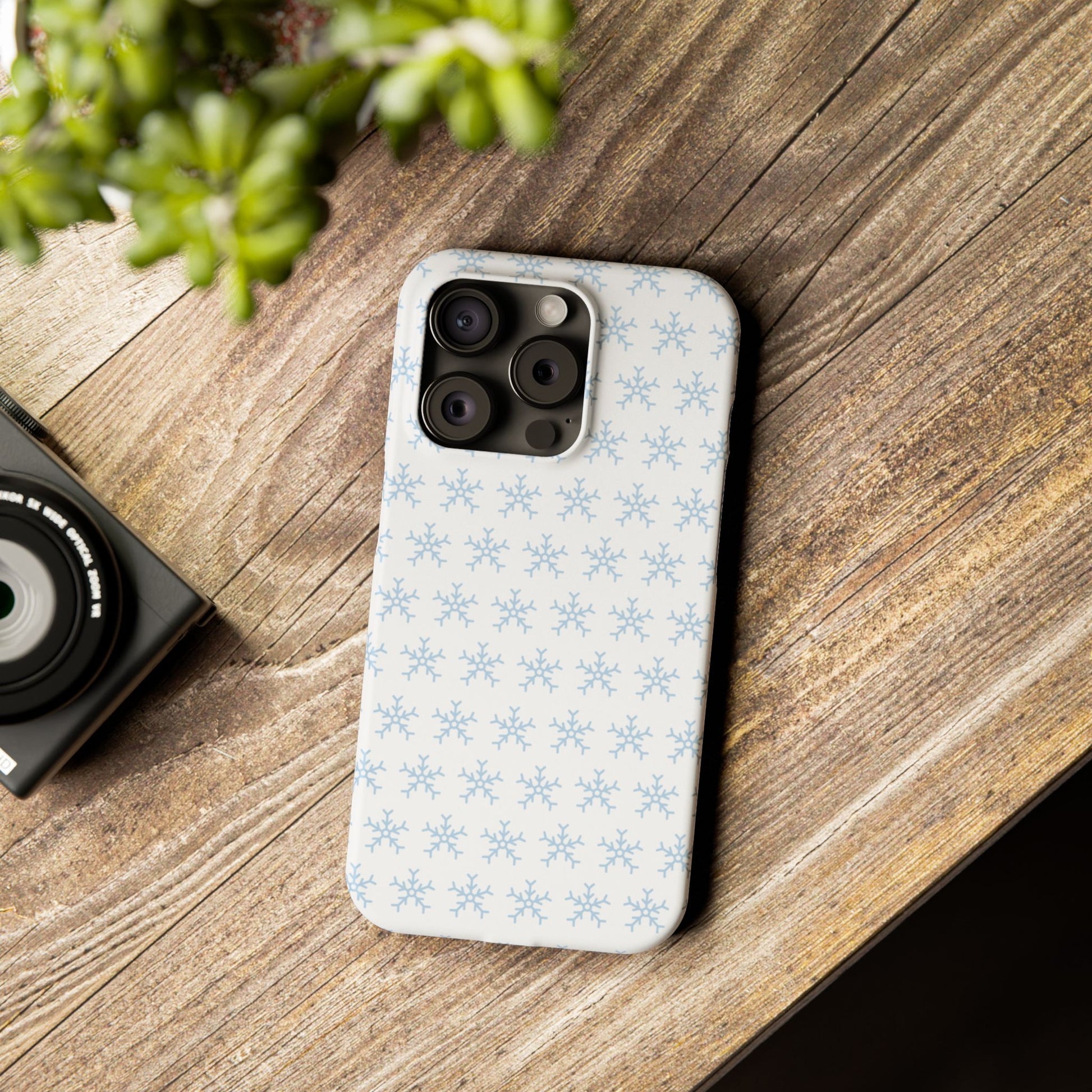 Winter Wonderland Slim Phone Cases, Snowflake Phone Cover, Cute Winter Accessory, Unique Holiday Gift