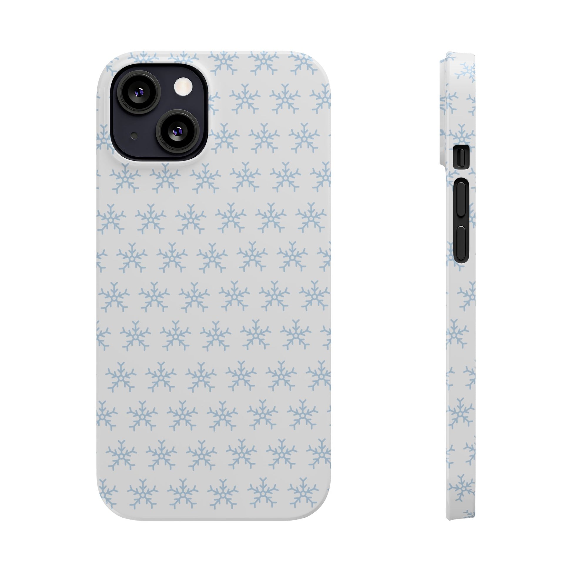 Winter Wonderland Slim Phone Cases, Snowflake Phone Cover, Cute Winter Accessory, Unique Holiday Gift