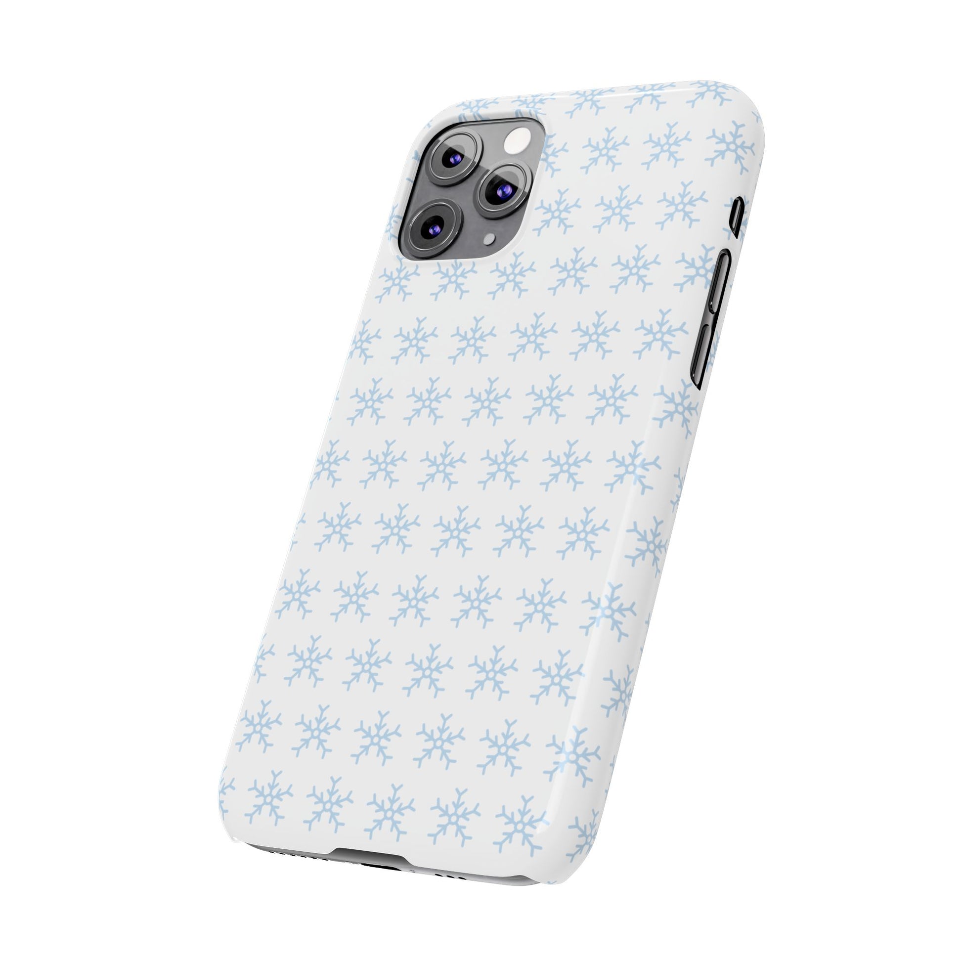Winter Wonderland Slim Phone Cases, Snowflake Phone Cover, Cute Winter Accessory, Unique Holiday Gift