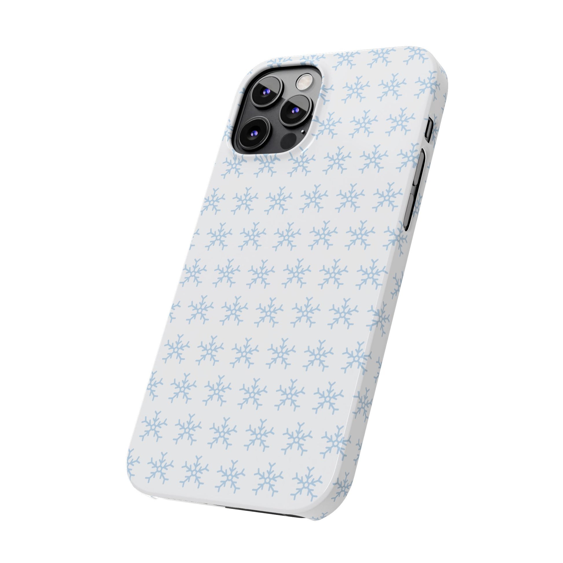 Winter Wonderland Slim Phone Cases, Snowflake Phone Cover, Cute Winter Accessory, Unique Holiday Gift