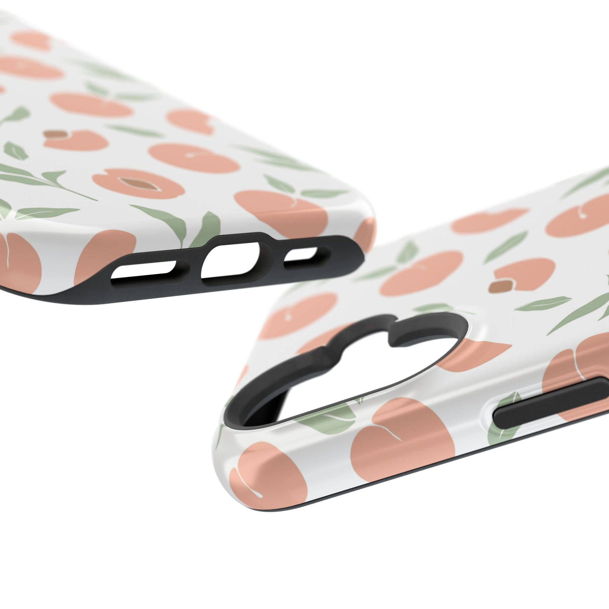 Peach Fruit Minimalist Design- Magsafe Phone Case