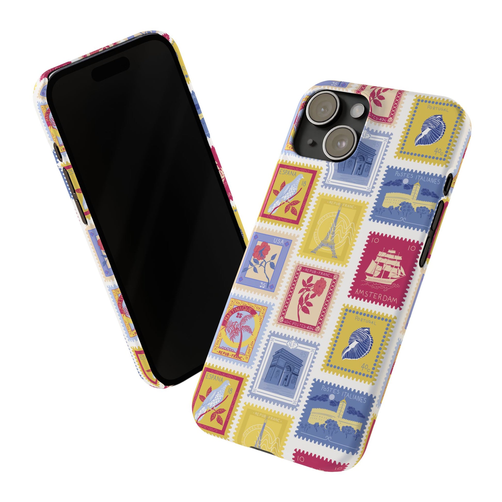 “Voyage” Stamp Vintage Design for Women- Slim Phone Cases