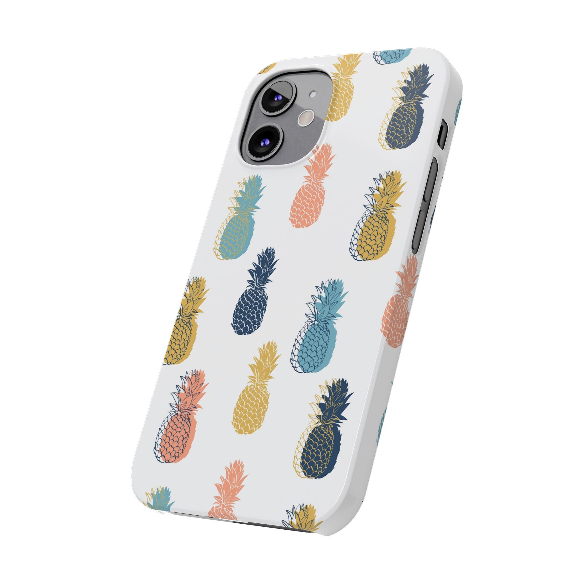 Tropical Pineapple - Slim Phone Case