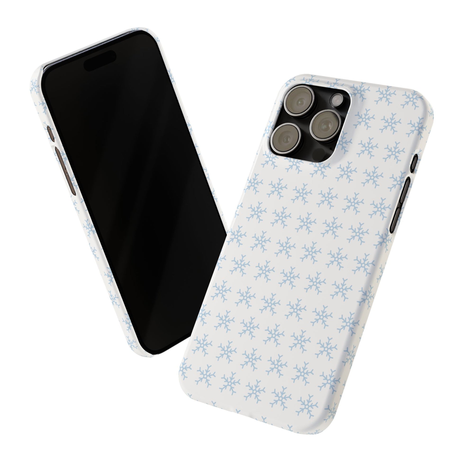 Winter Wonderland Slim Phone Cases, Snowflake Phone Cover, Cute Winter Accessory, Unique Holiday Gift