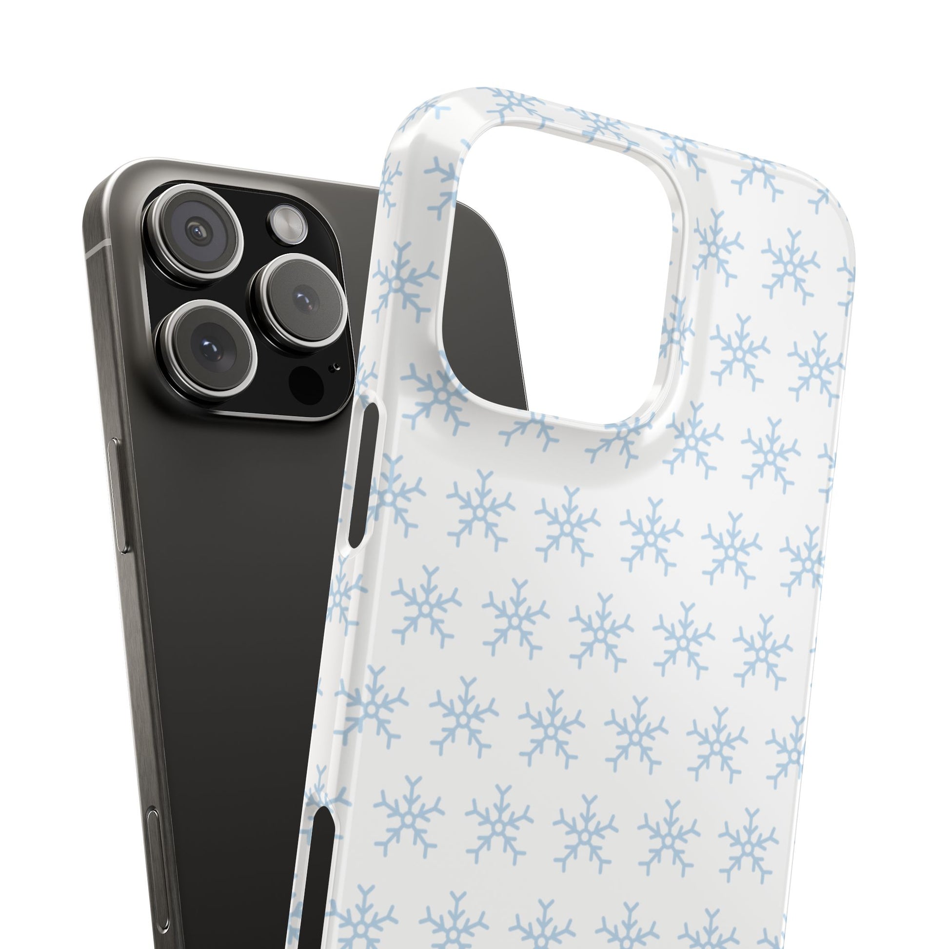 Winter Wonderland Slim Phone Cases, Snowflake Phone Cover, Cute Winter Accessory, Unique Holiday Gift