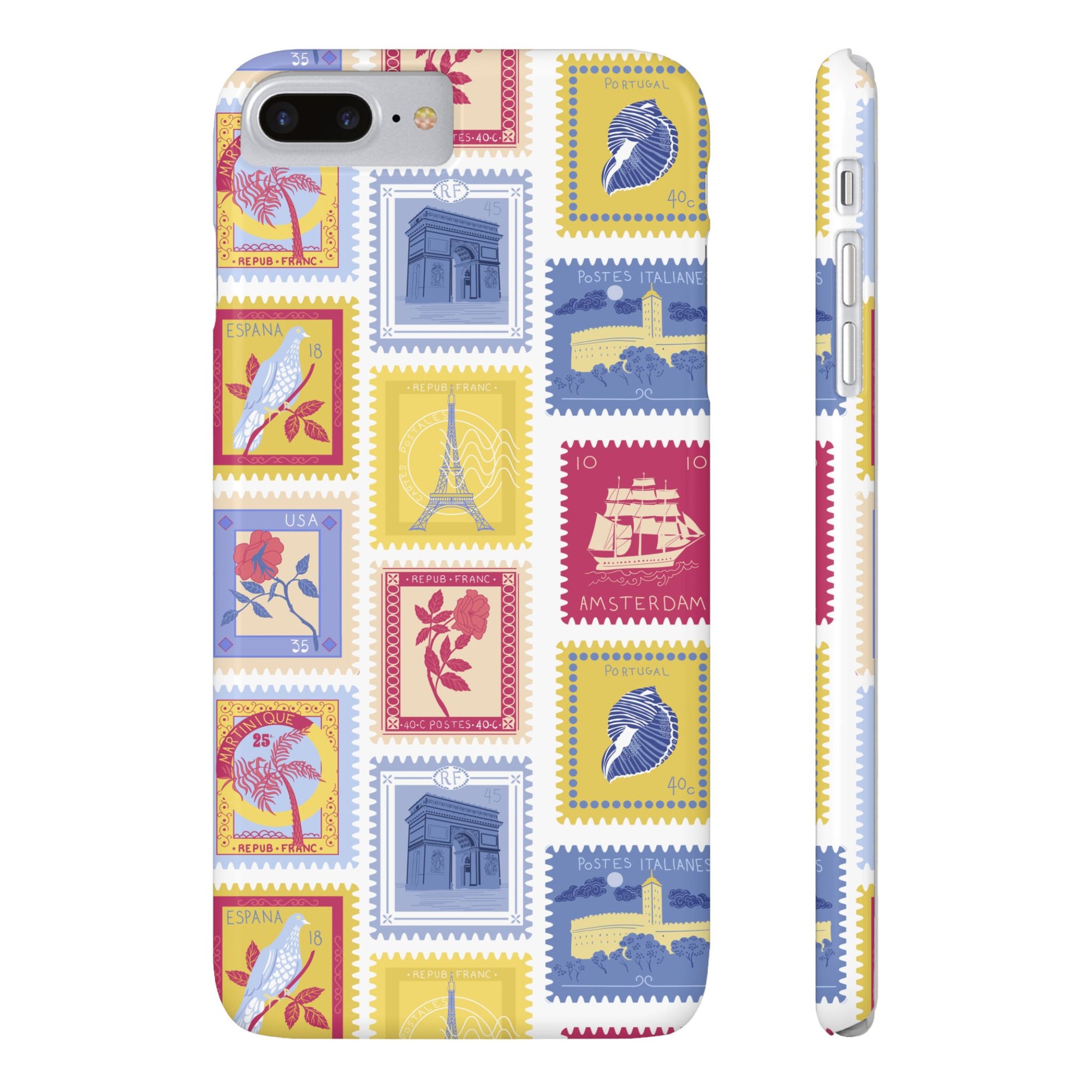 “Voyage” Stamp Vintage Design for Women- Slim Phone Cases
