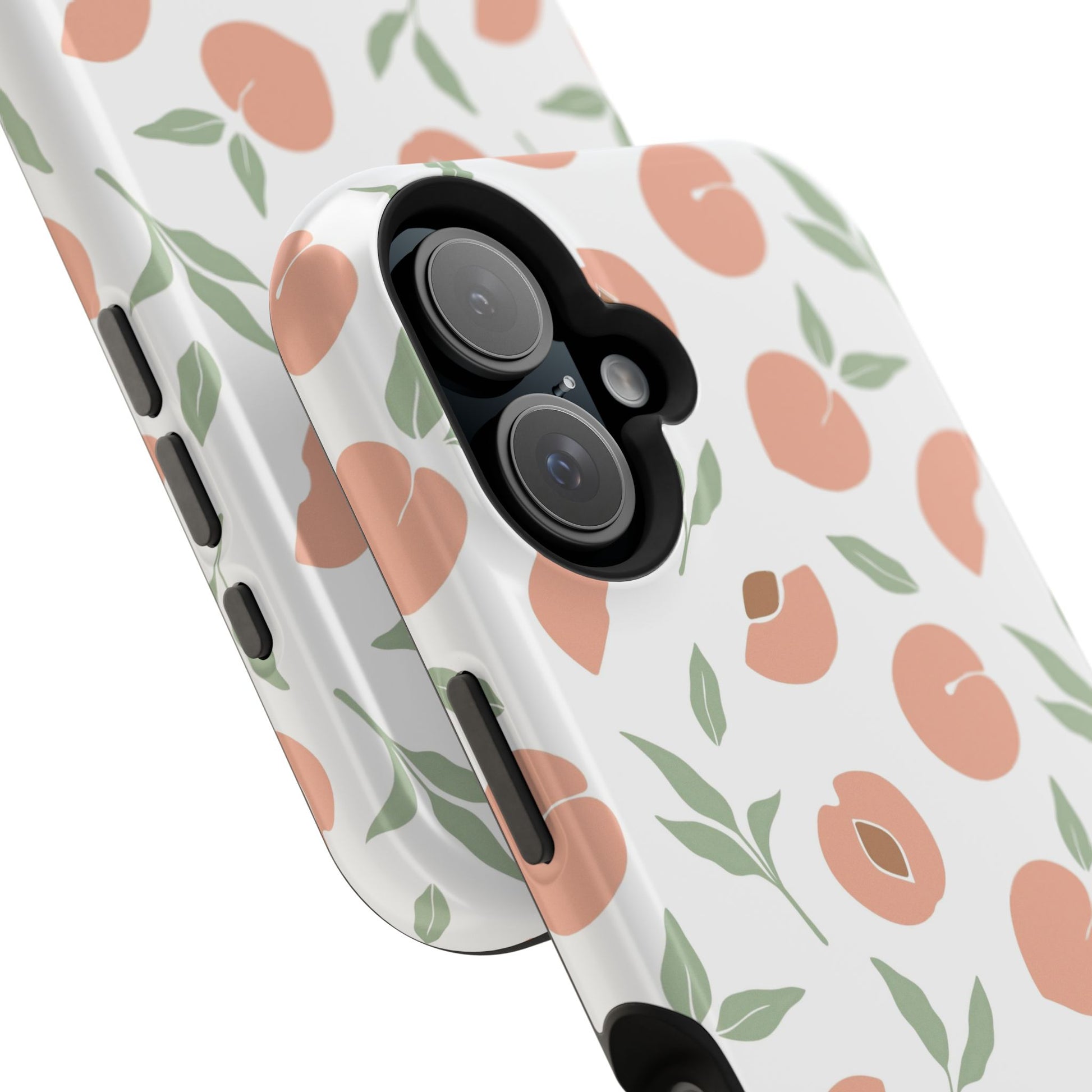 Peach Fruit Minimalist Design- Magsafe Phone Case