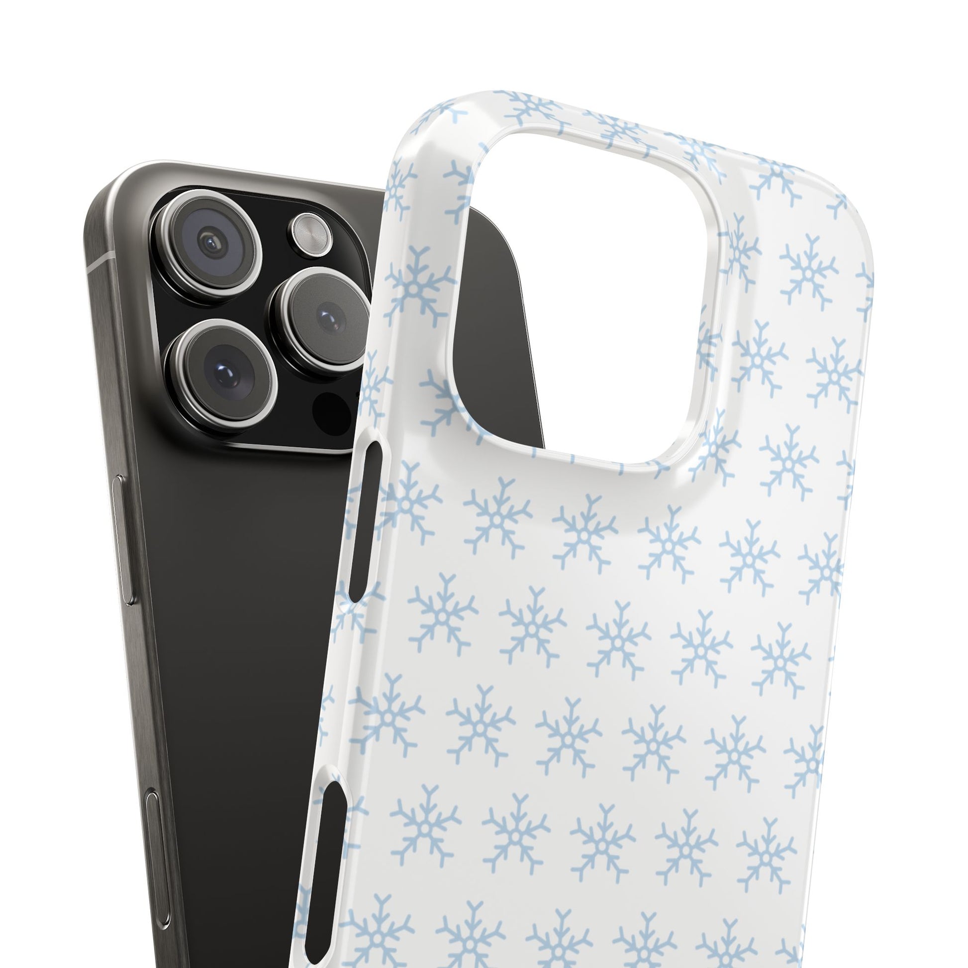 Winter Wonderland Slim Phone Cases, Snowflake Phone Cover, Cute Winter Accessory, Unique Holiday Gift