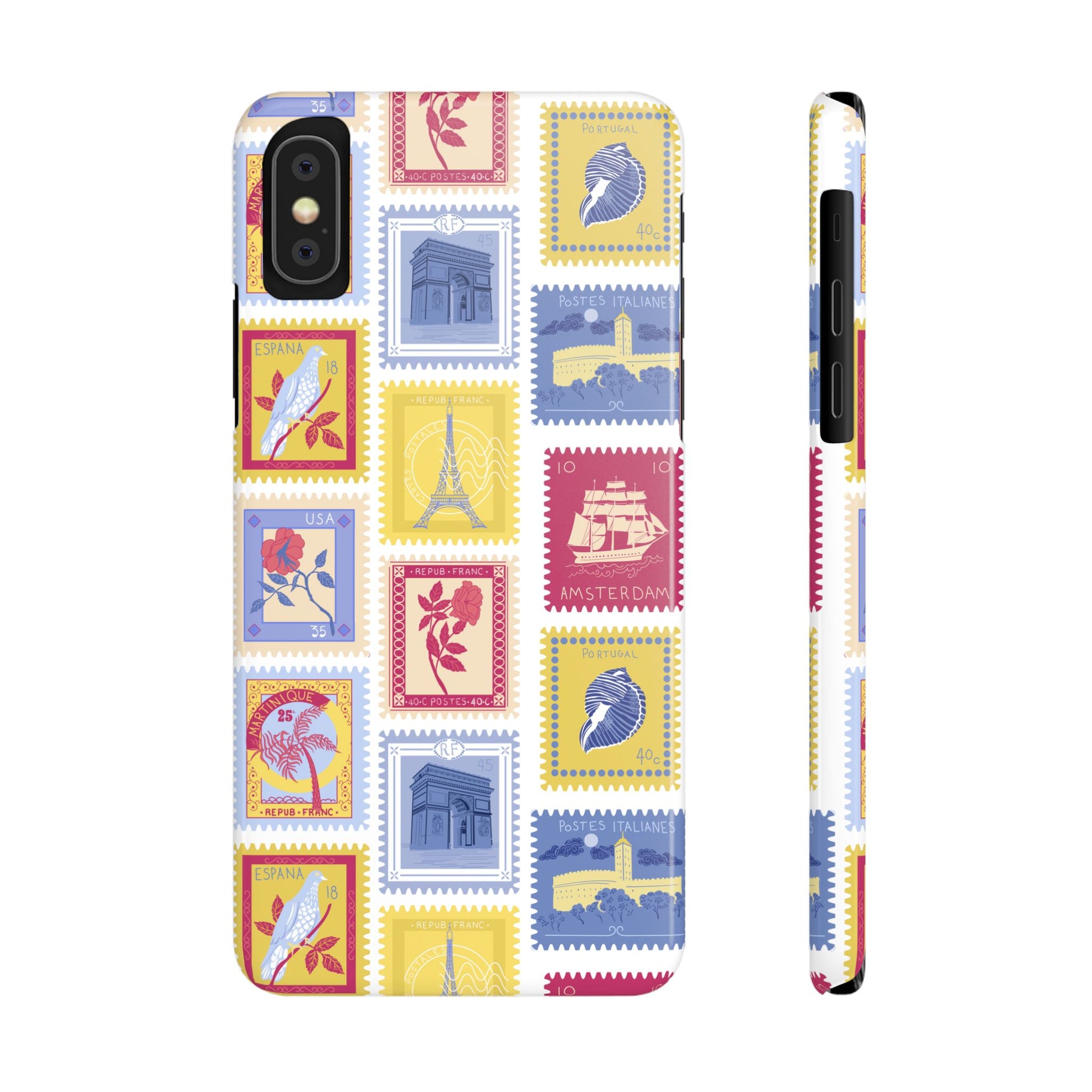 “Voyage” Stamp Vintage Design for Women- Slim Phone Cases