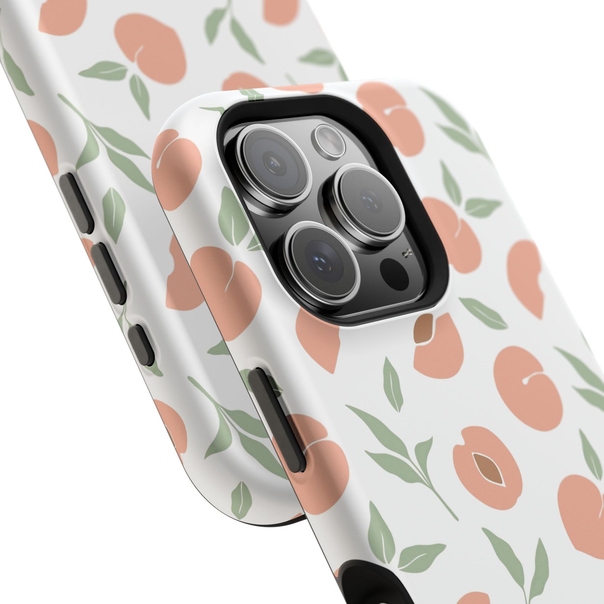 Peach Fruit Minimalist Design- Magsafe Phone Case