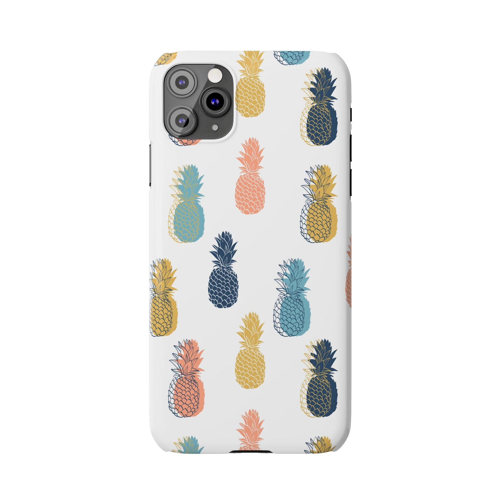 Tropical Pineapple - Slim Phone Case