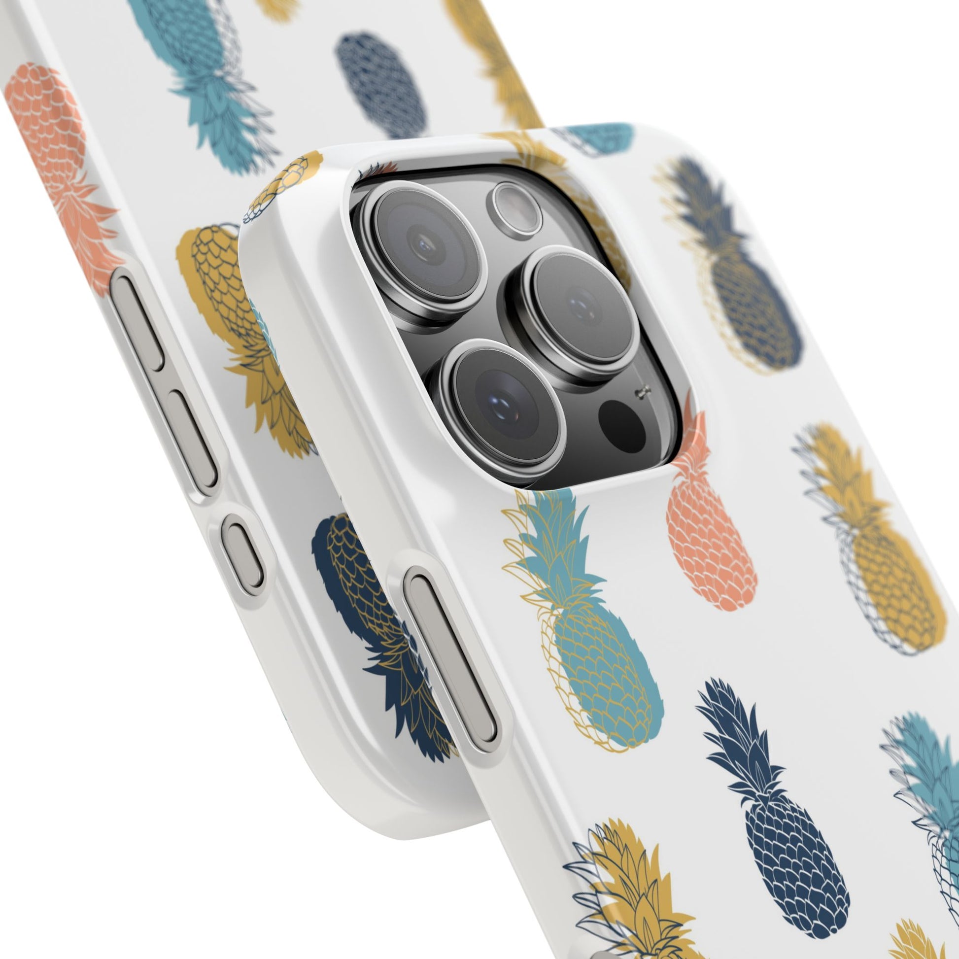 Tropical Pineapple - Slim Phone Case