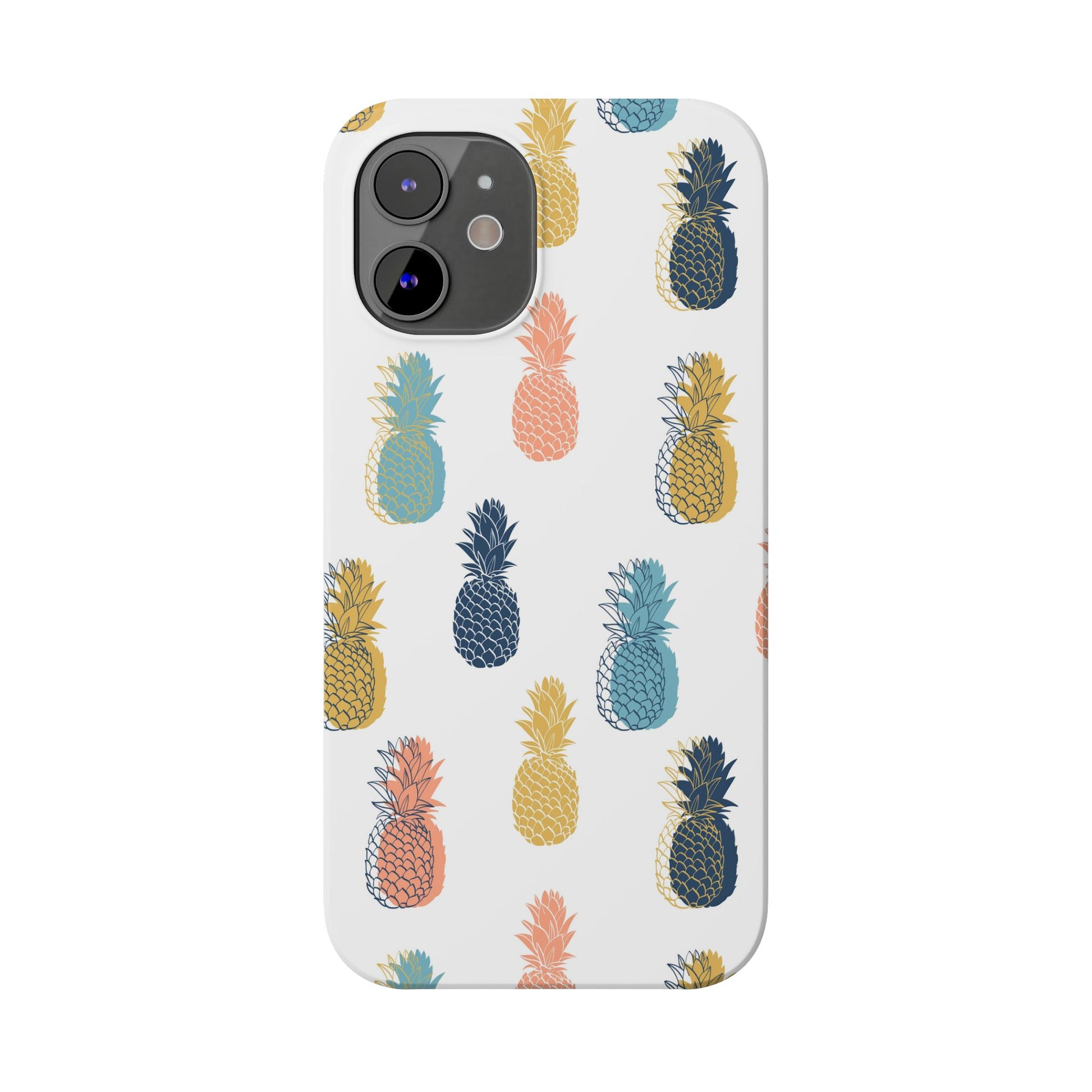 Tropical Pineapple - Slim Phone Case