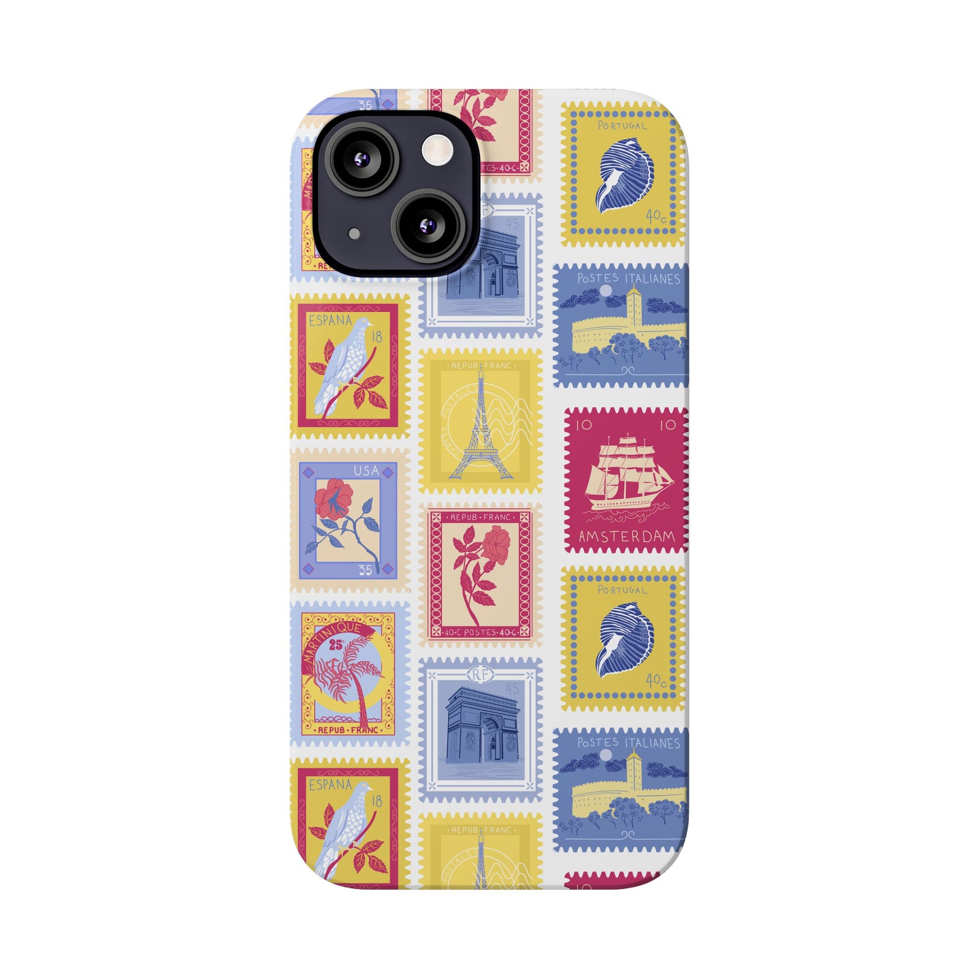 “Voyage” Stamp Vintage Design for Women- Slim Phone Cases