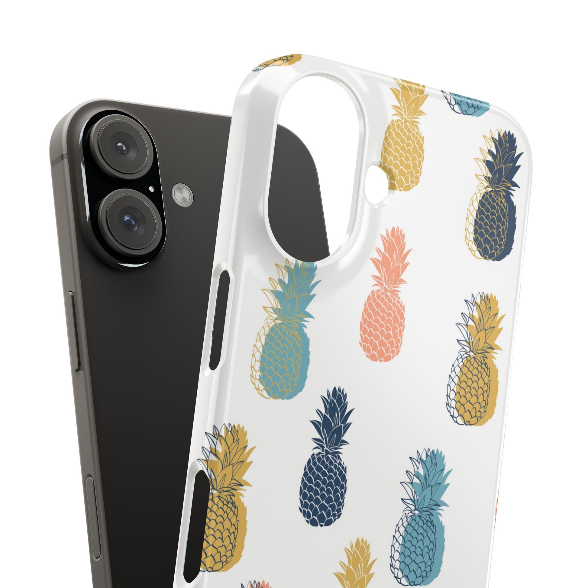 Tropical Pineapple - Slim Phone Case