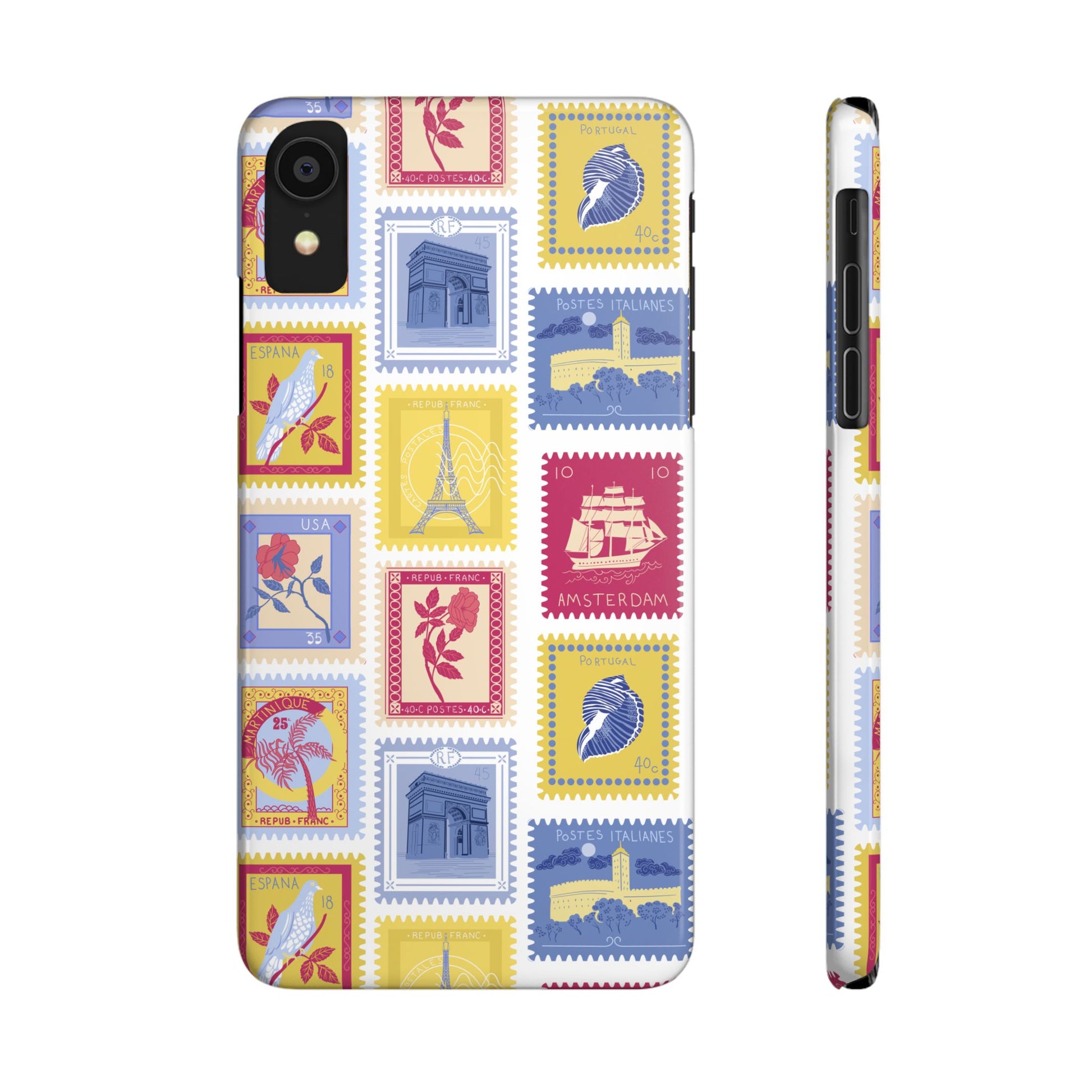 “Voyage” Stamp Vintage Design for Women- Slim Phone Cases