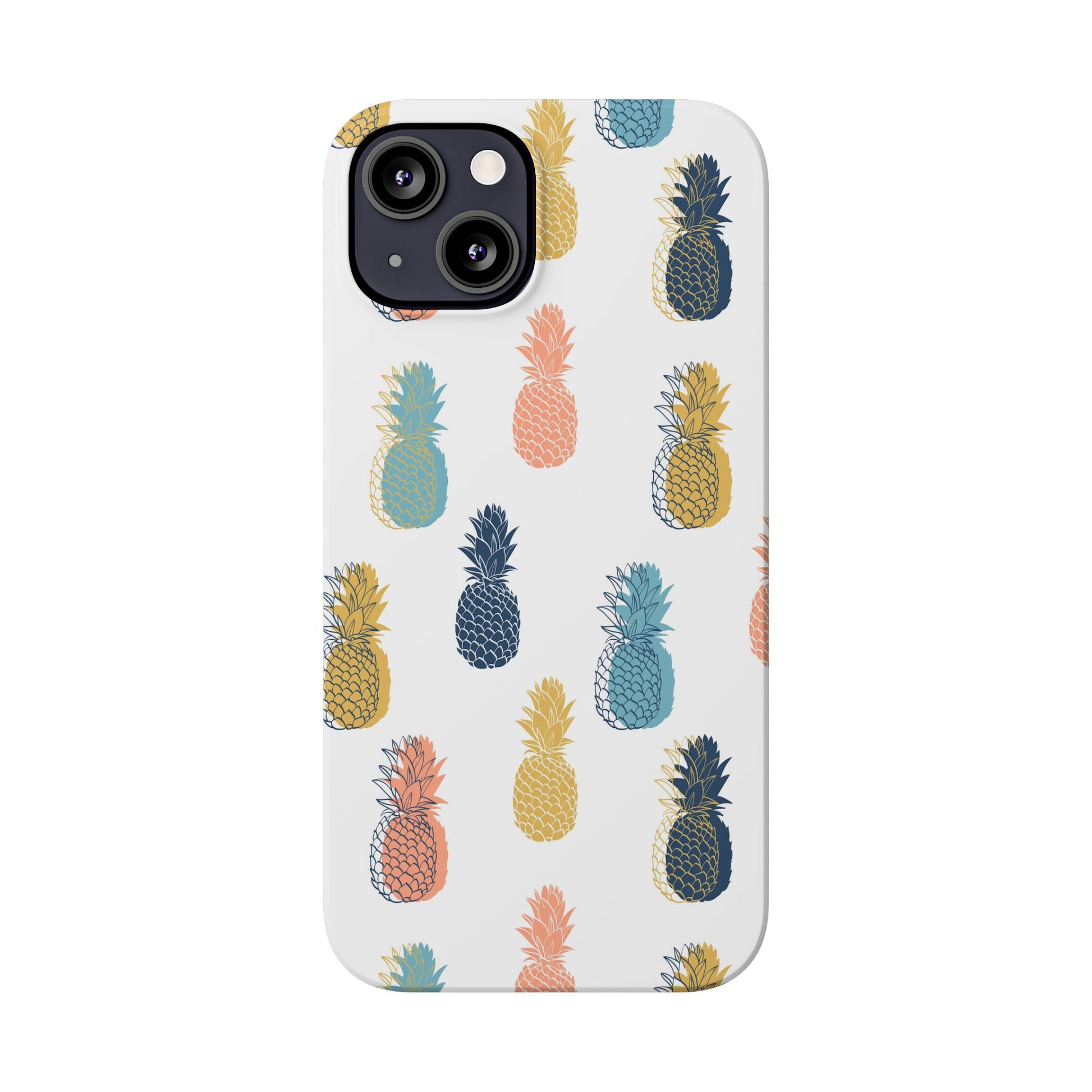 Tropical Pineapple - Slim Phone Case