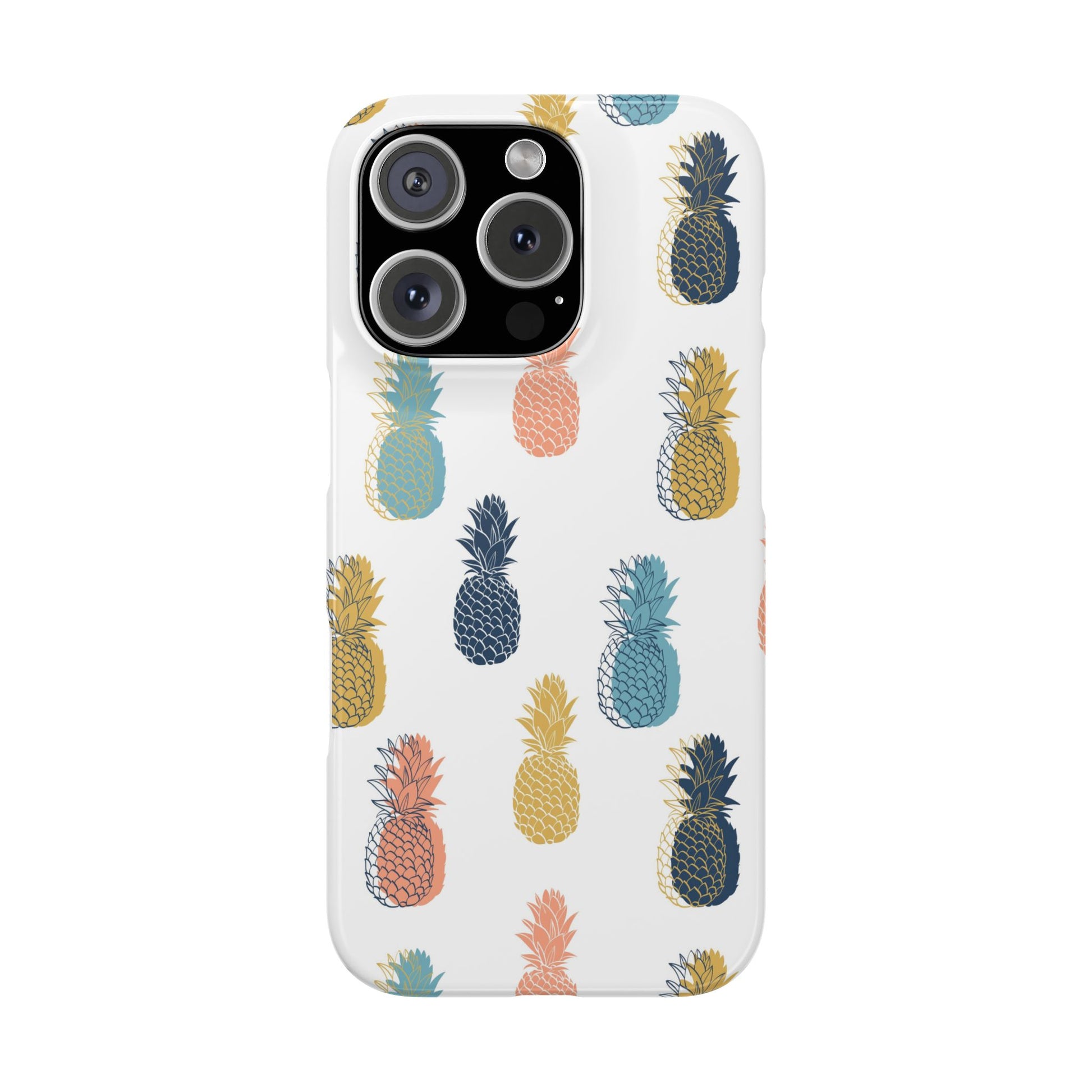 Tropical Pineapple - Slim Phone Case