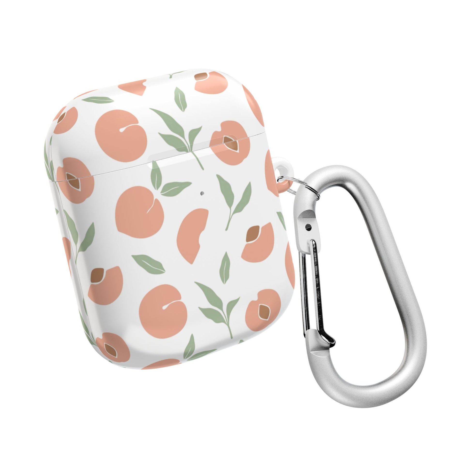 Peach Fruit Minimalist Design - AirPods Case