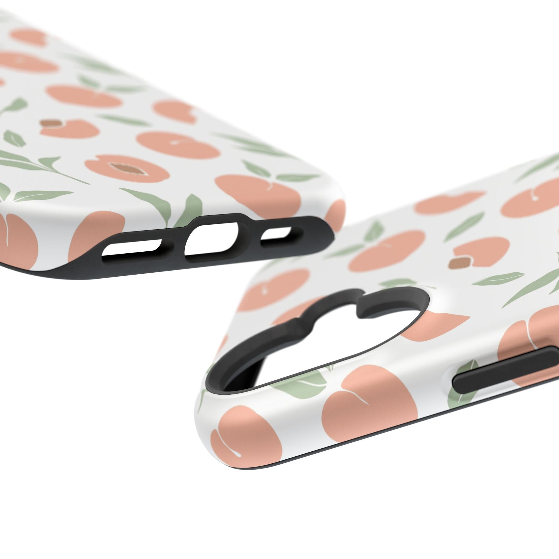 Peach Fruit Minimalist Design- Magsafe Phone Case