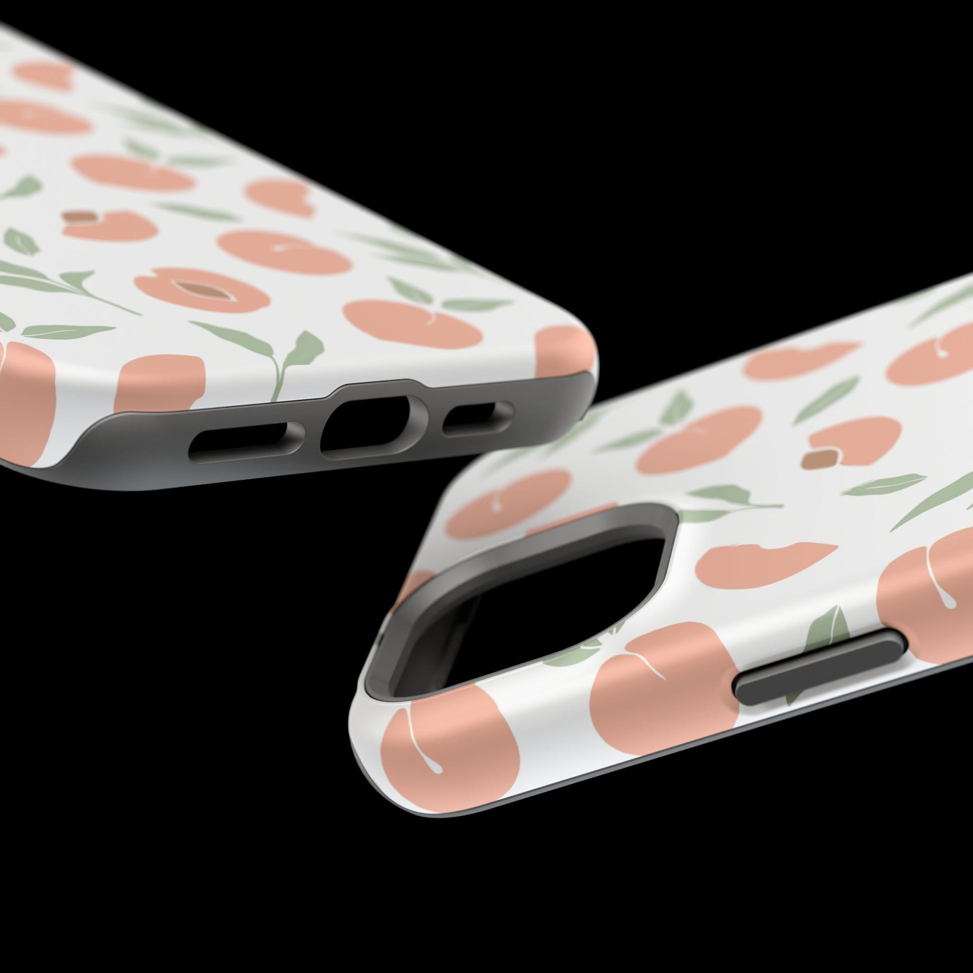 Peach Fruit Minimalist Design- Magsafe Phone Case