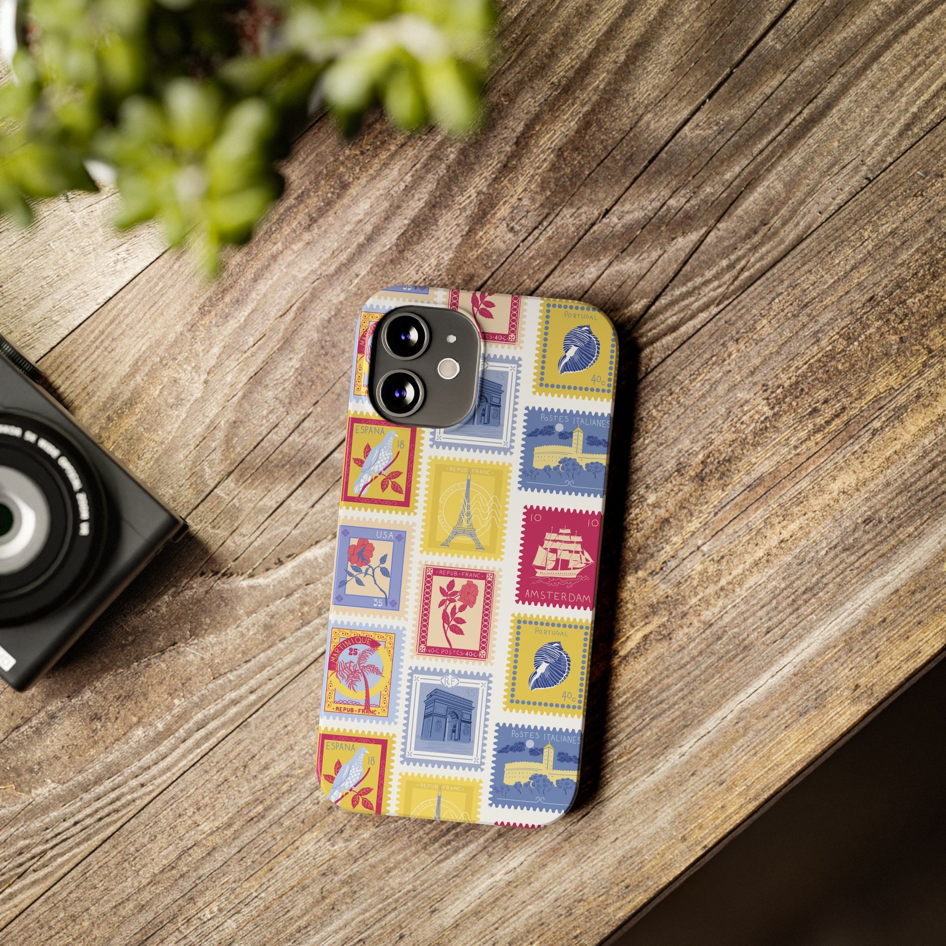 “Voyage” Stamp Vintage Design for Women- Slim Phone Cases