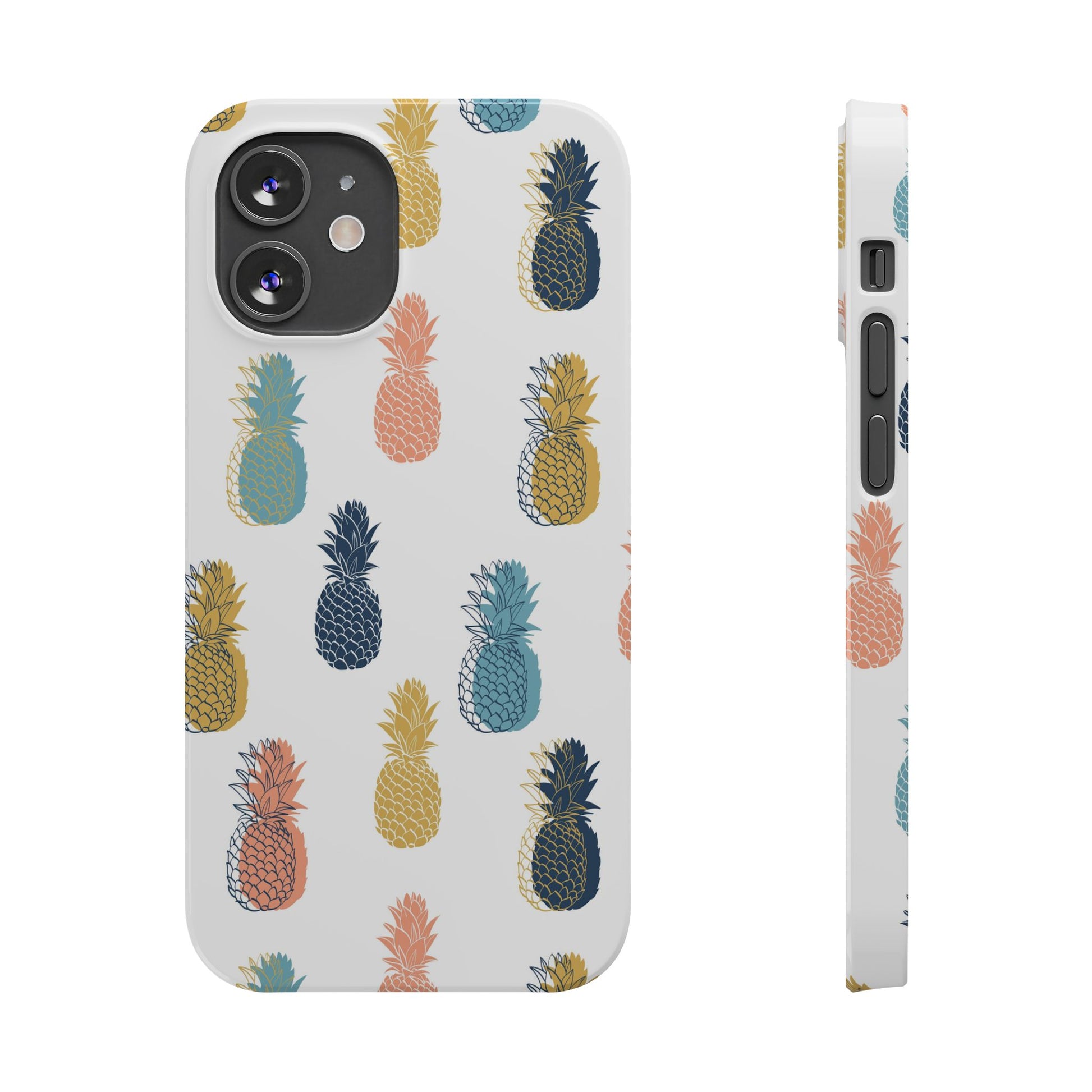 Tropical Pineapple - Slim Phone Case