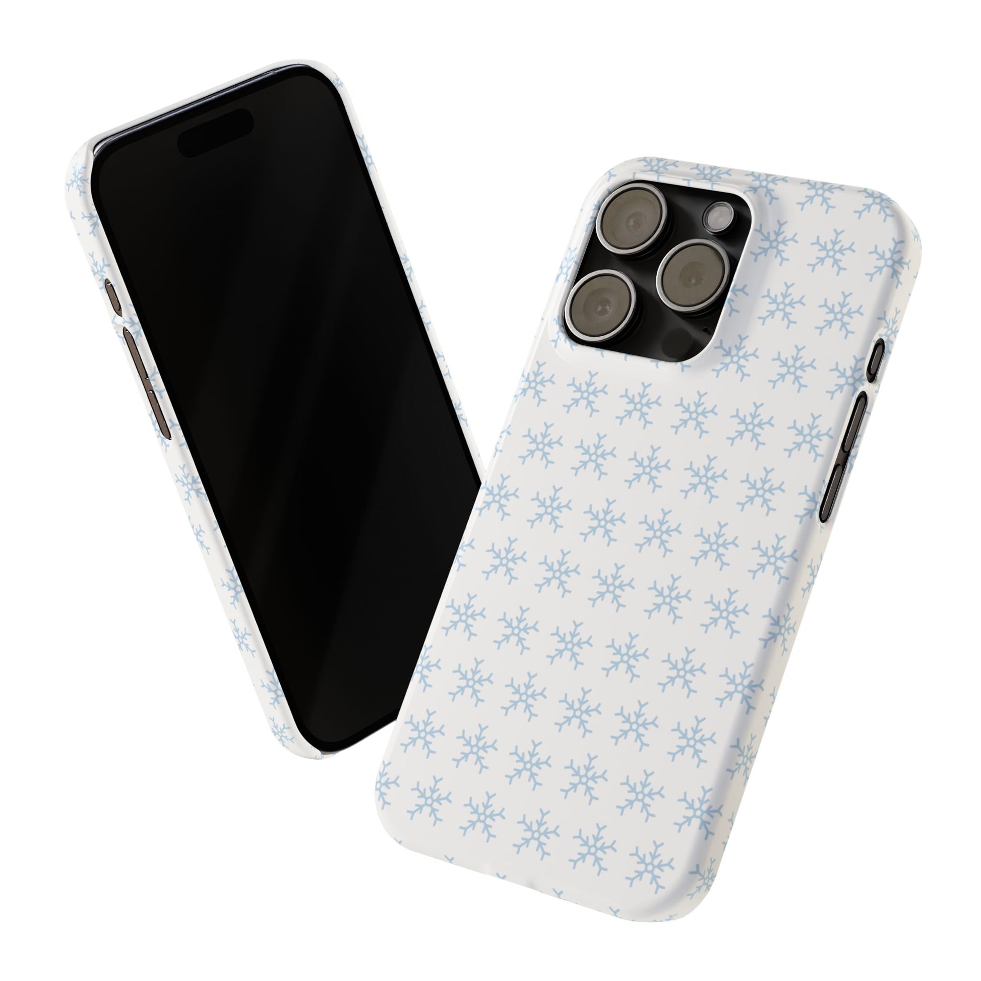 Winter Wonderland Slim Phone Cases, Snowflake Phone Cover, Cute Winter Accessory, Unique Holiday Gift