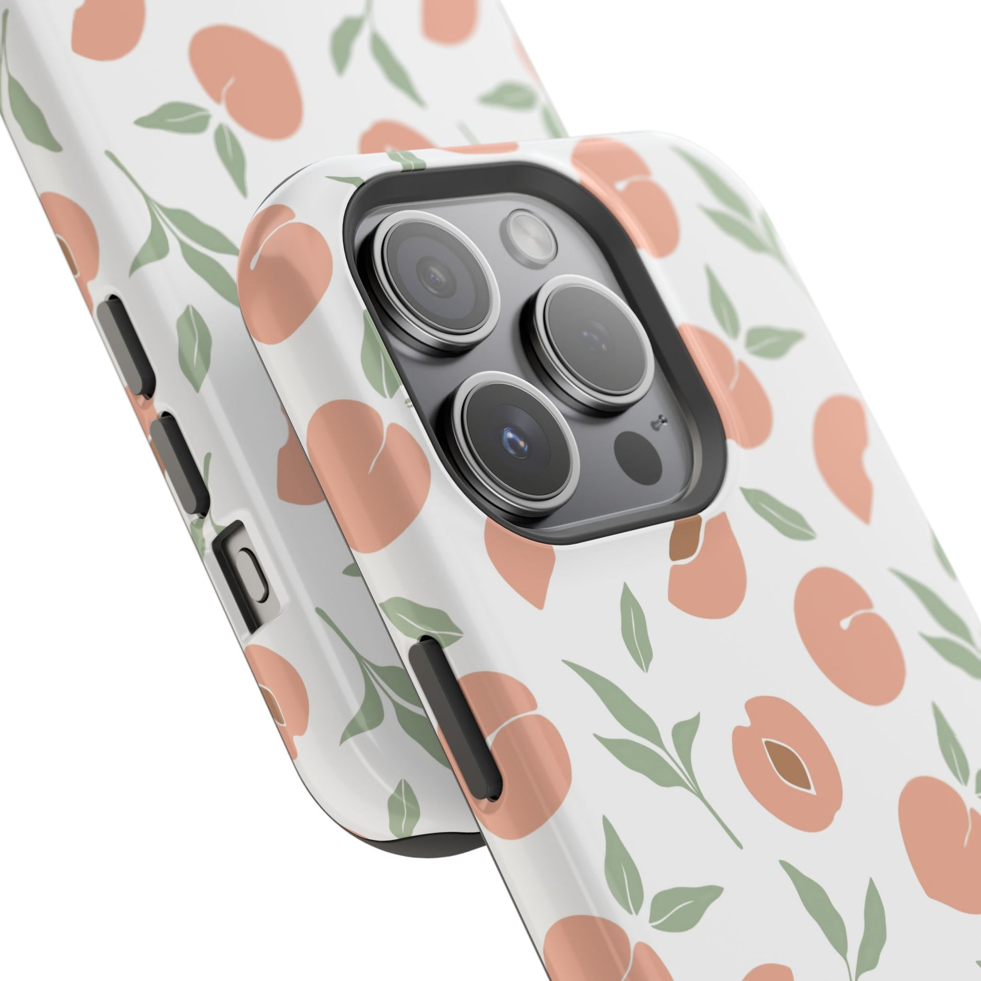 Peach Fruit Minimalist Design- Magsafe Phone Case